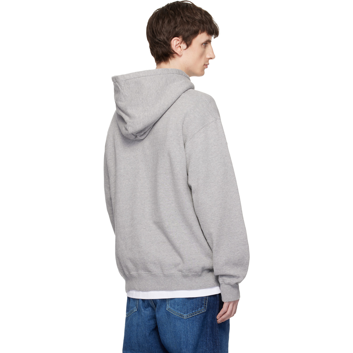  Vowels Gray Faded Collegiate Hoodie 