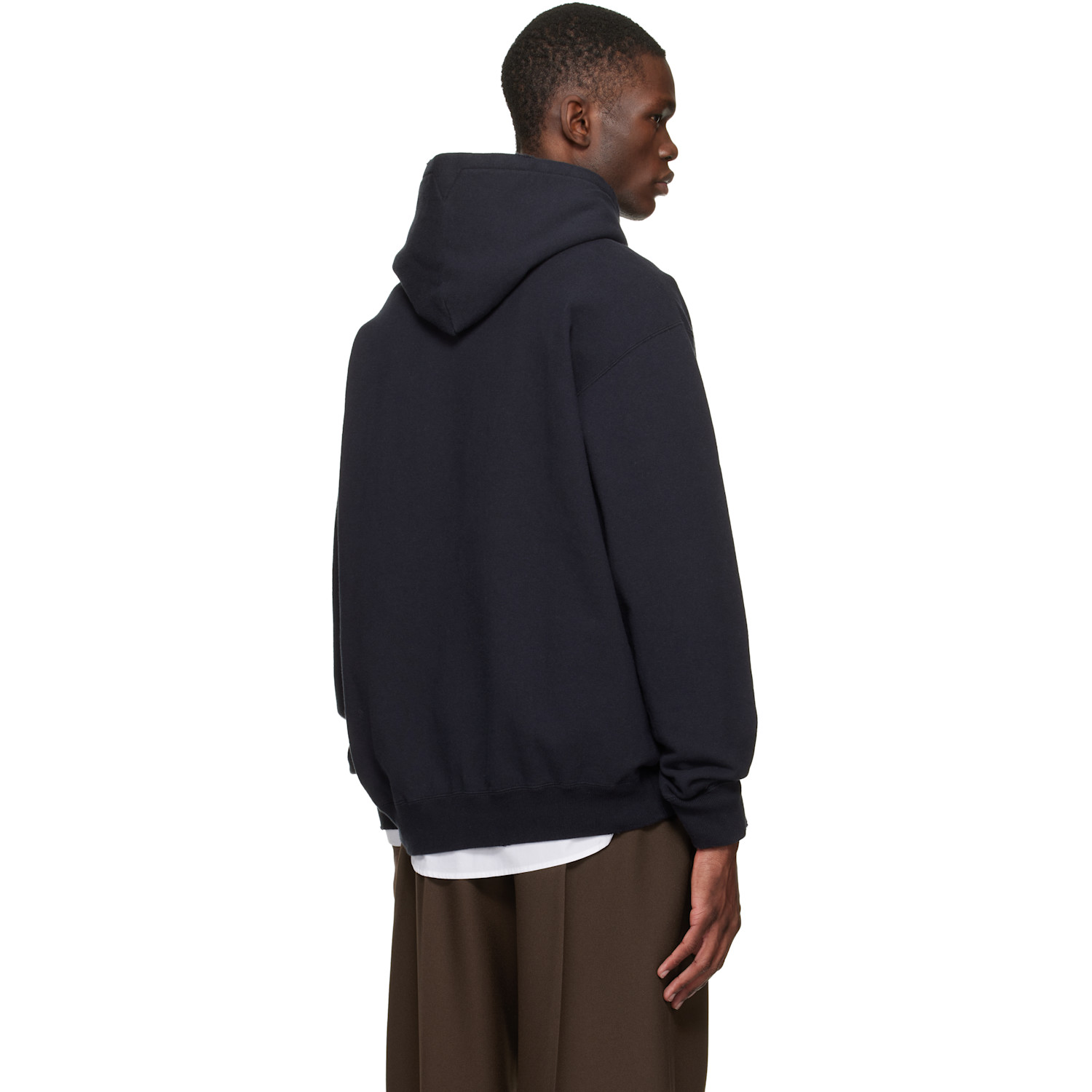  Vowels Black Faded Collegiate Hoodie 