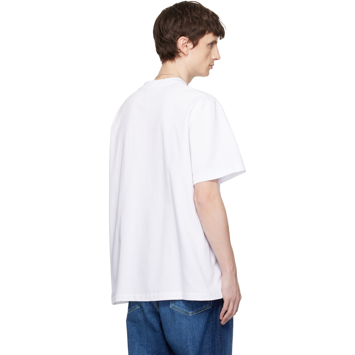  Vowels White Flower T-shirt 