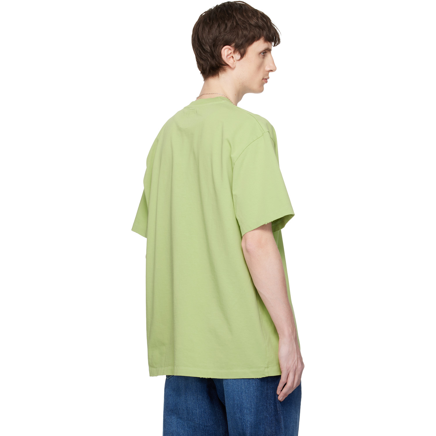  Vowels Green Faded Collegiate T-shirt 