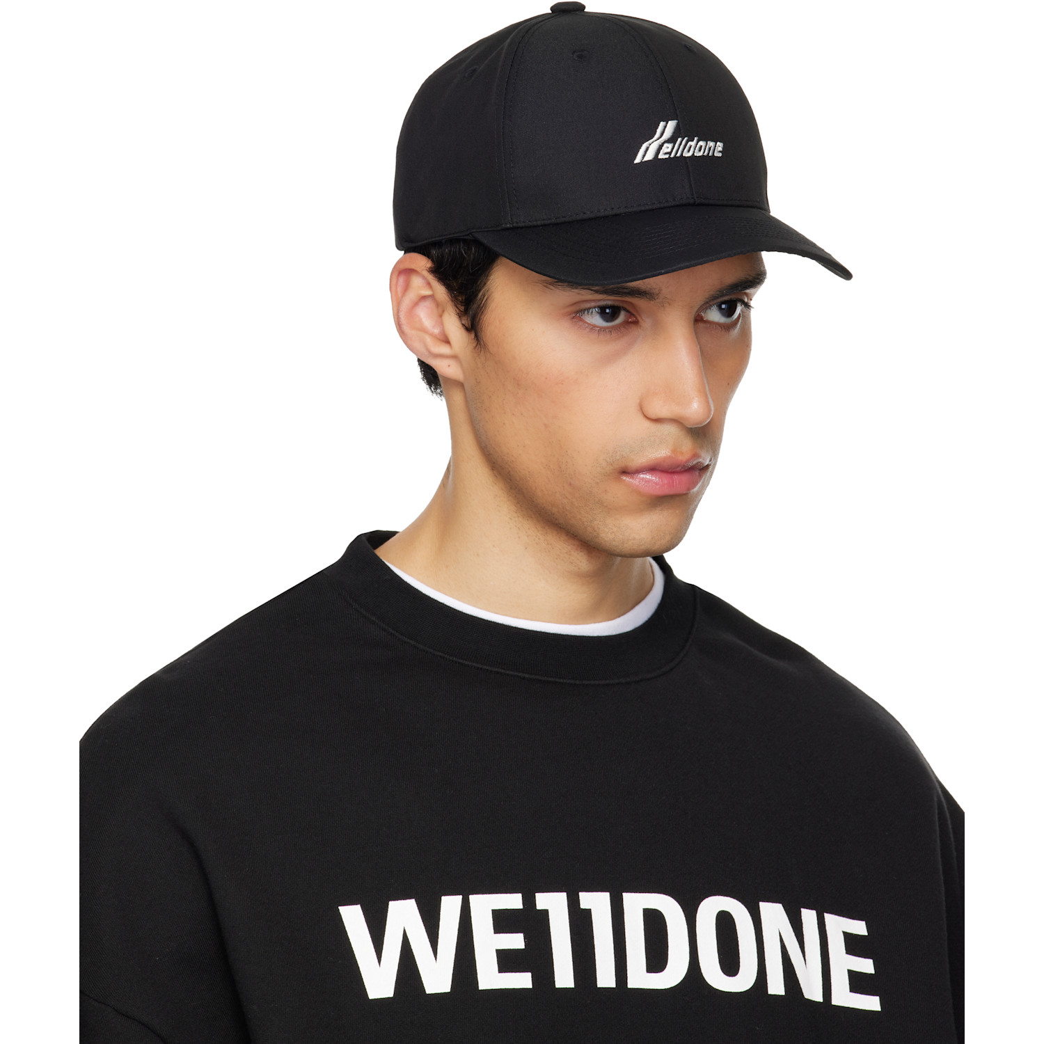  We11done Black 'se11done' Cap 