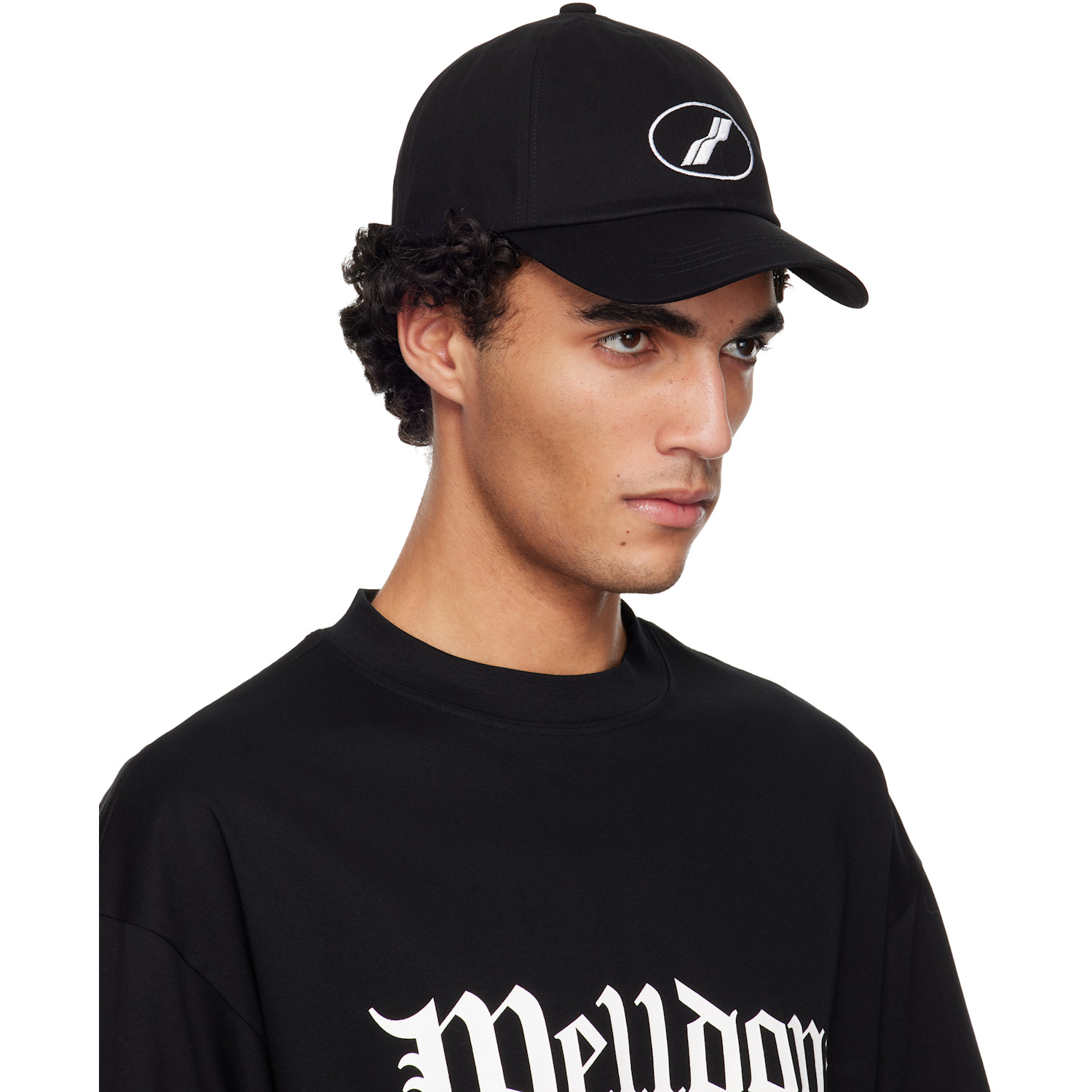  We11done Black Basic Symbol Cap 