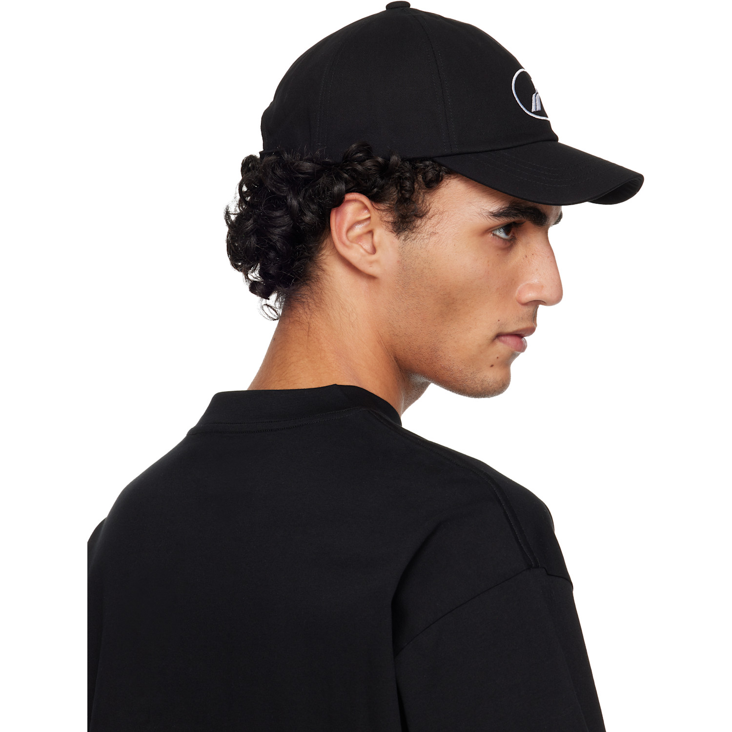  We11done Black Basic Symbol Cap 