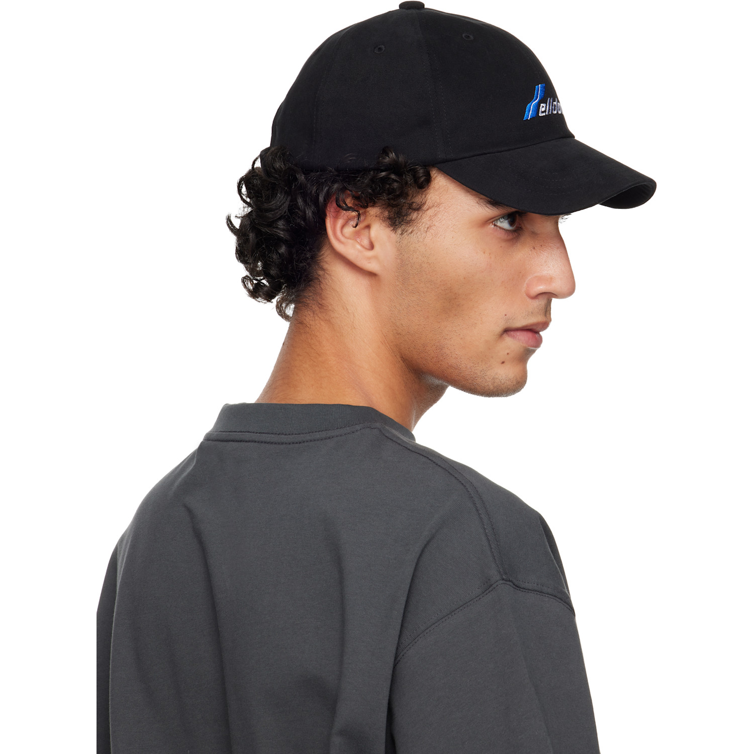  We11done Black Wd Logo Cap 