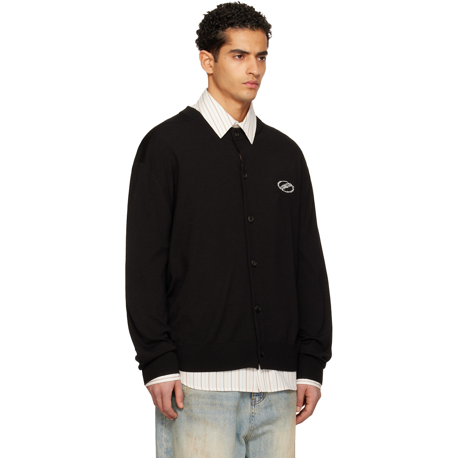  We11done Black Se11done Cardigan 