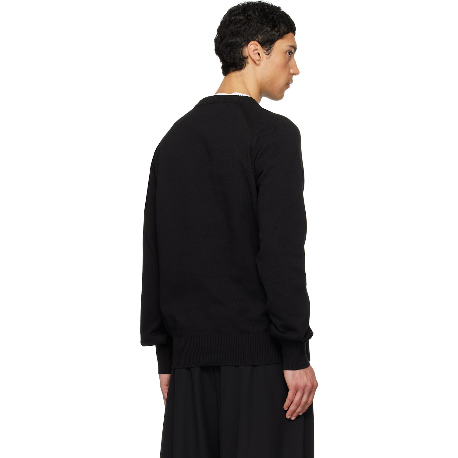  We11done Black 'we11done' Multi-logo Sweater 