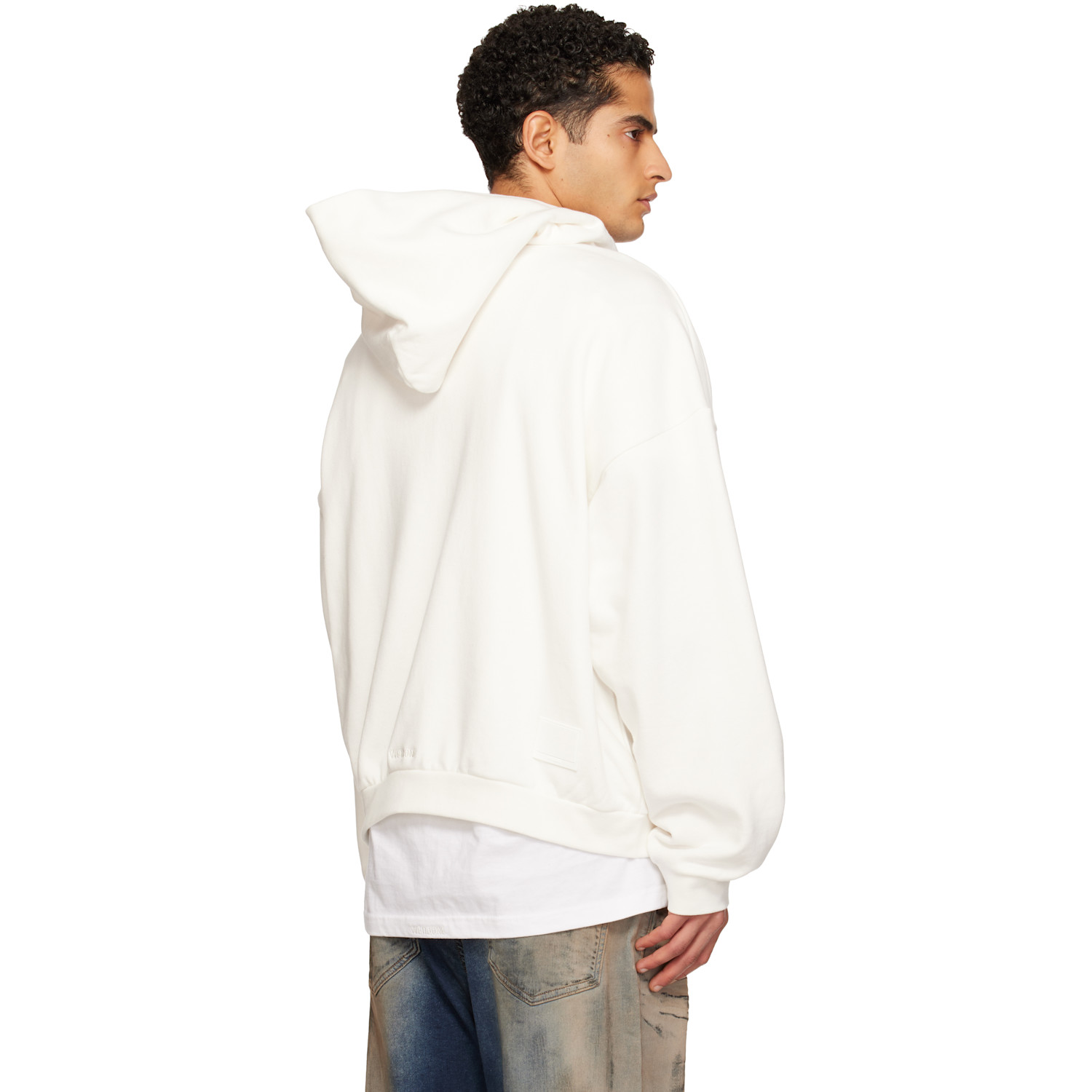  We11done White 'we11done' Hoodie 