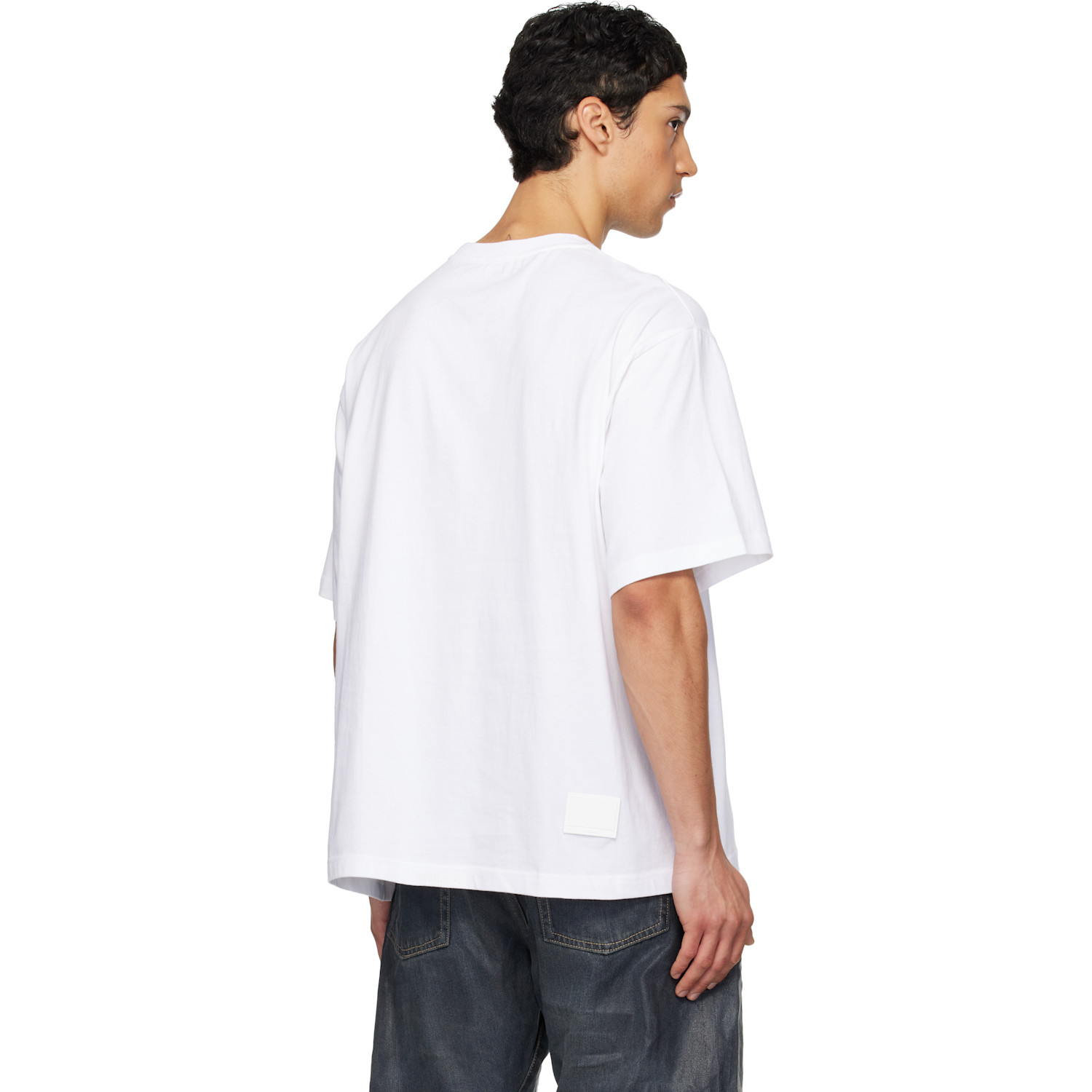  We11done White 'we11done' T-shirt 