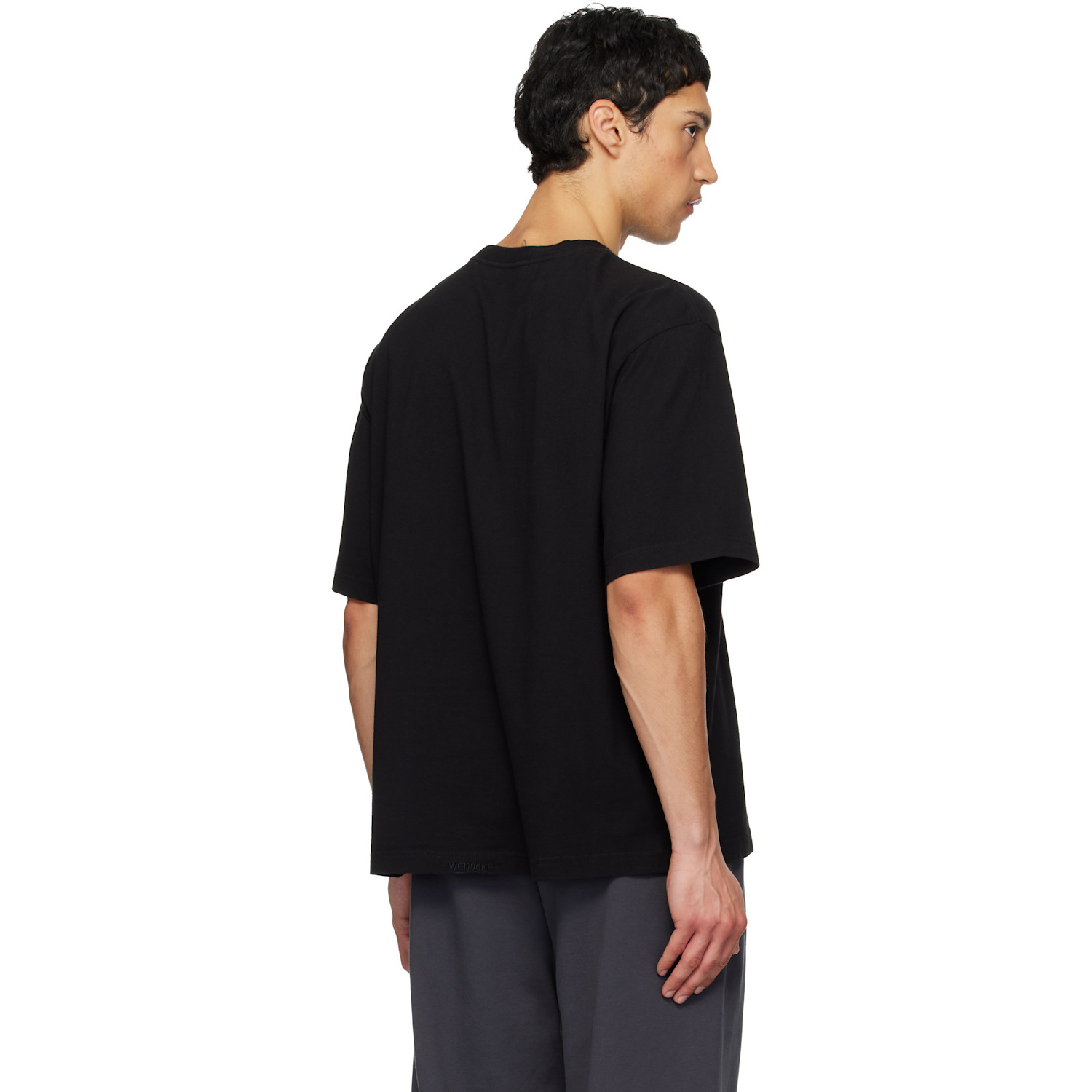  We11done Black Spray '1506' T-shirt 