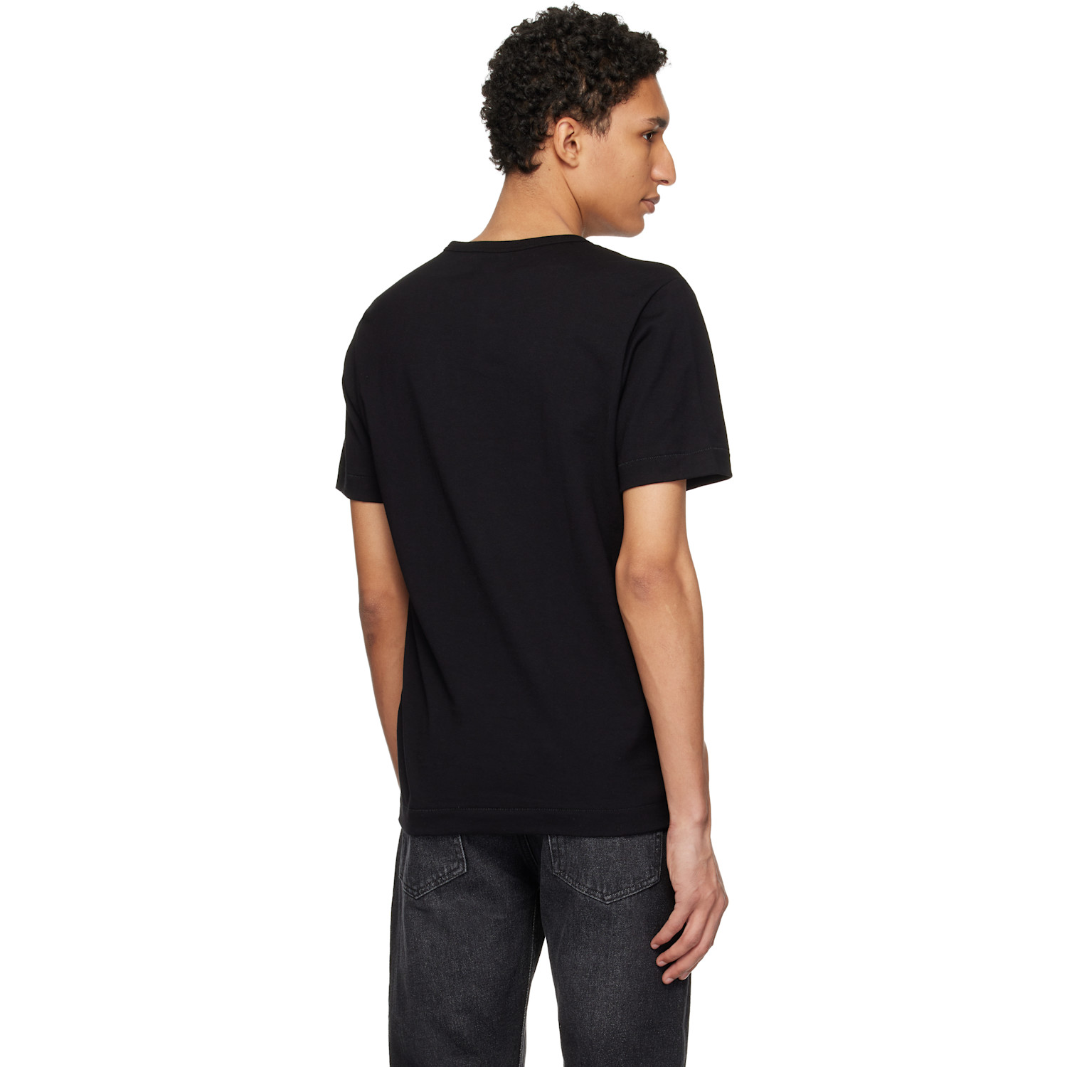  Merz B. Schwanen Black 2m15 Mid-century Machine Refined Fit T-shirt 