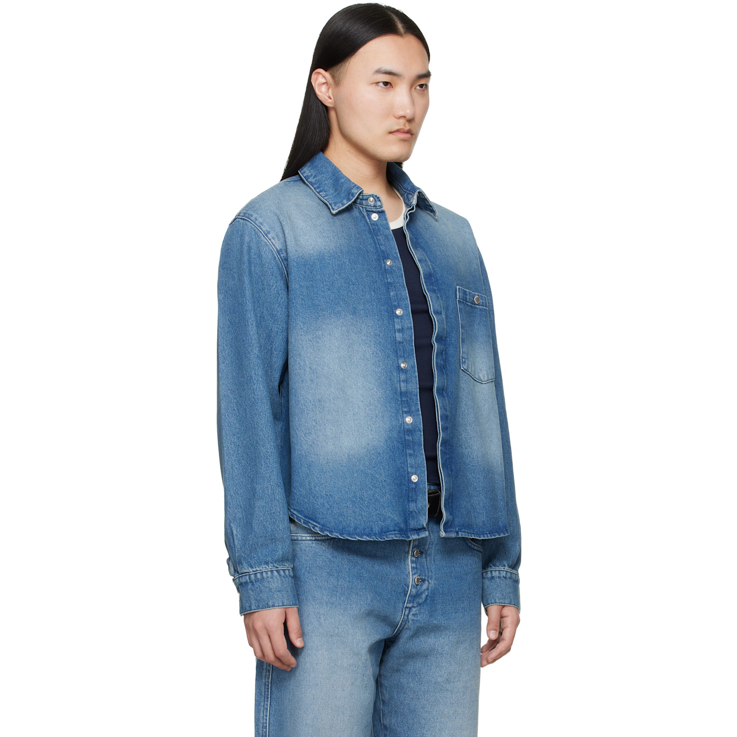  Carrer Blue Ciel Denim Overshirt 