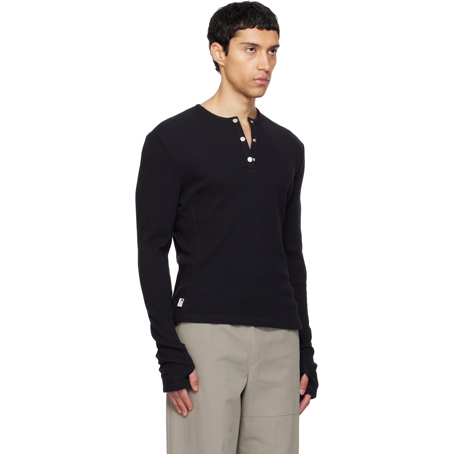  Carrer Ssense Exclusive Black Lis Henley 