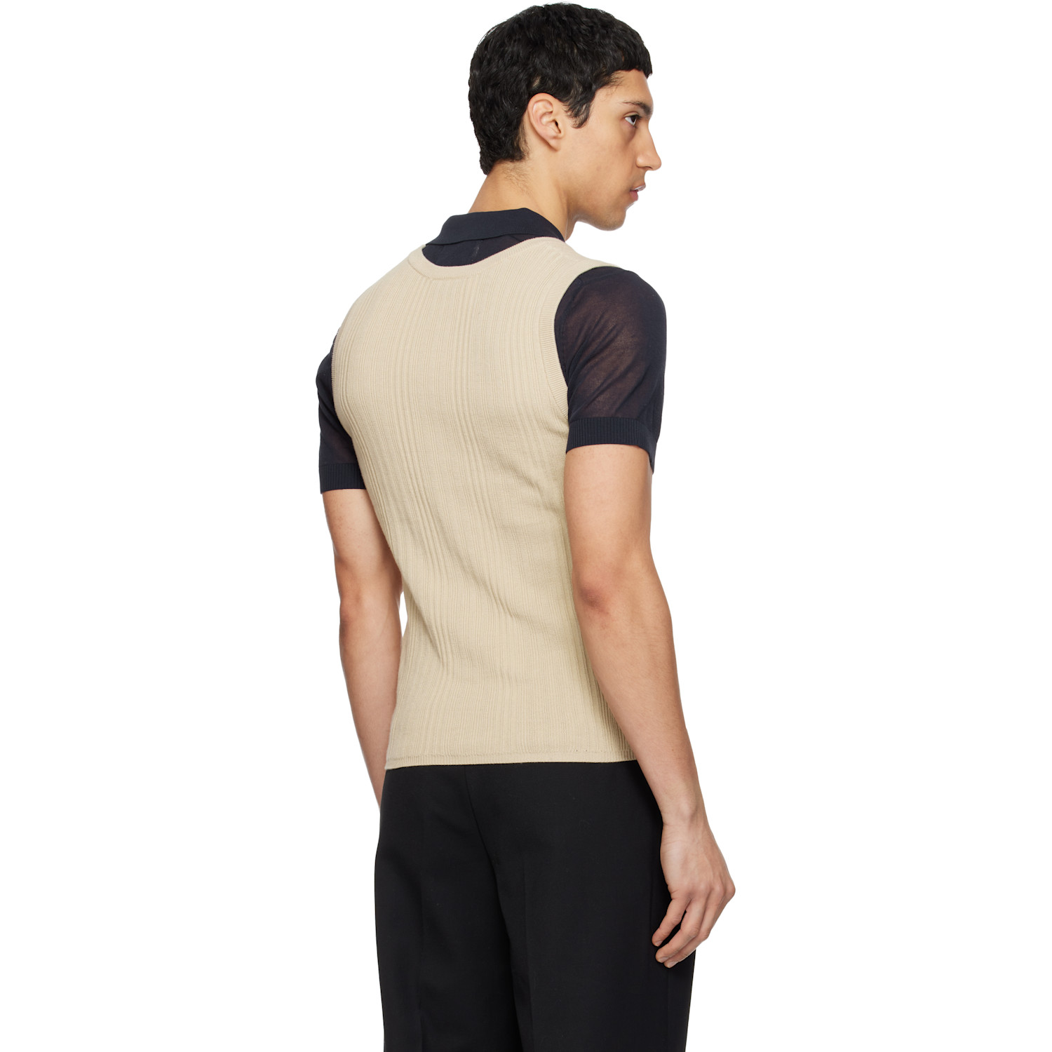  Carrer Beige Tone Tank Top 
