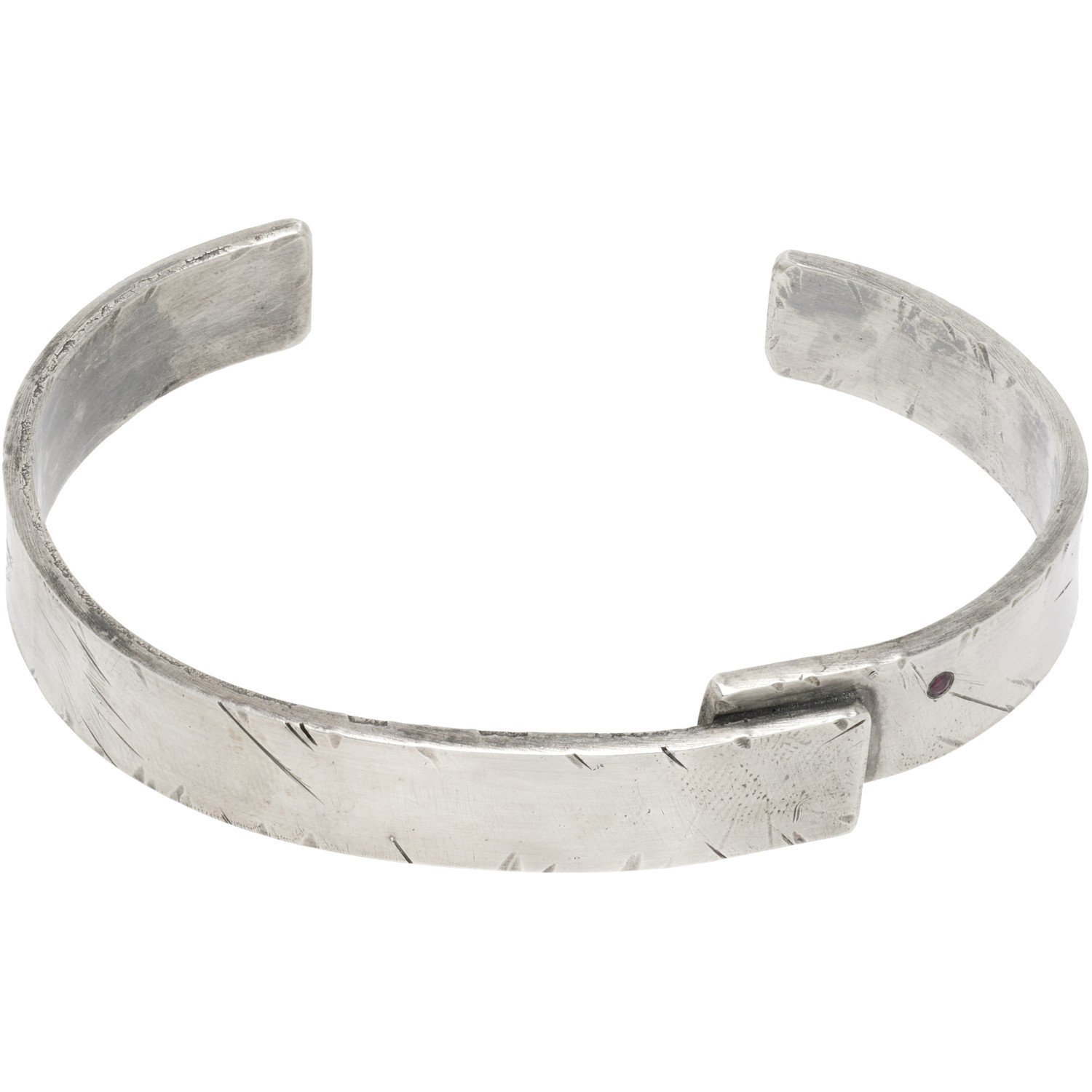  Title Of Work 9mm Overlap Ruby Cuff Bracelet 