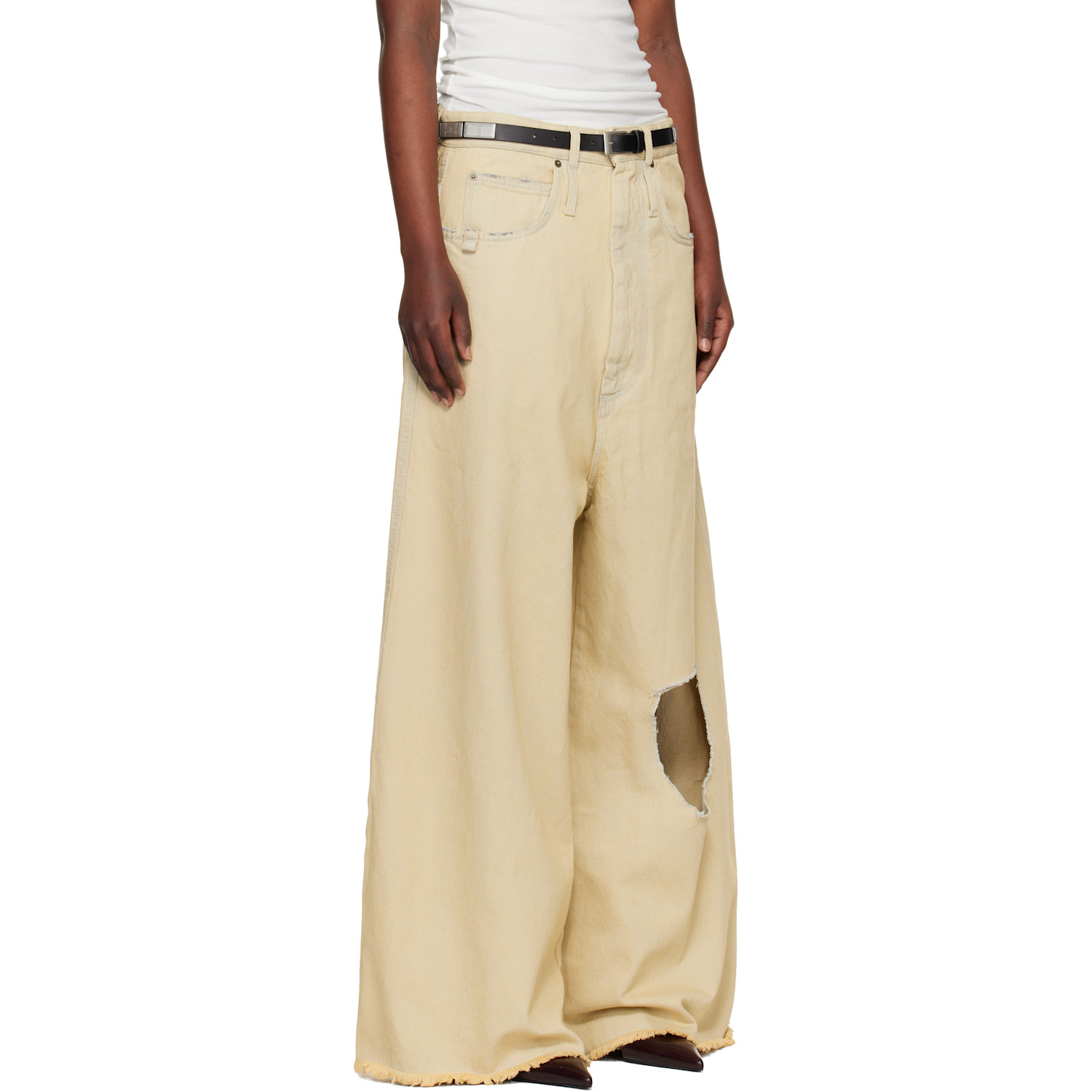  Lu'u Dan Off-white Dumpster Denim Jeans 