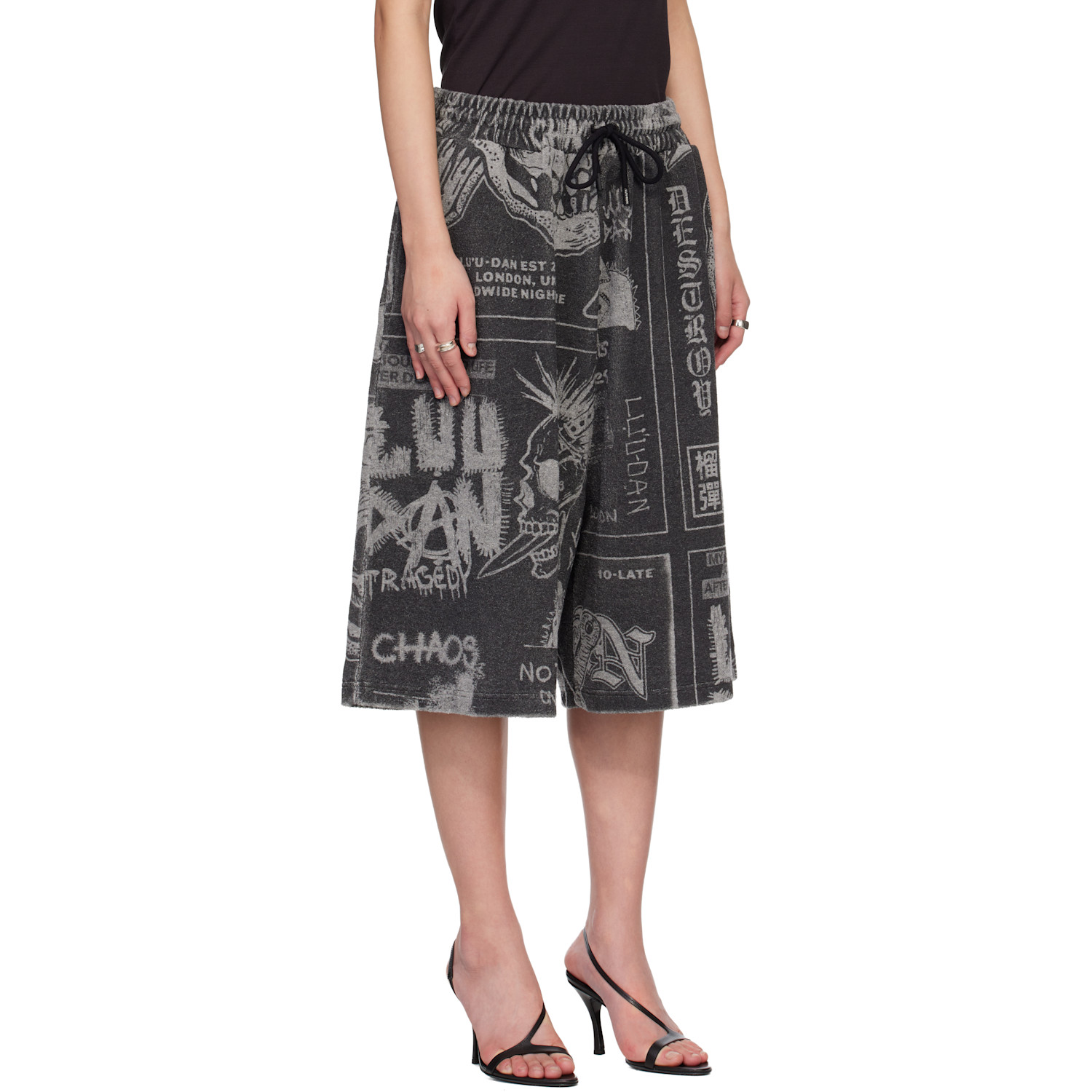  Lu'u Dan Gray Bball Shorts 