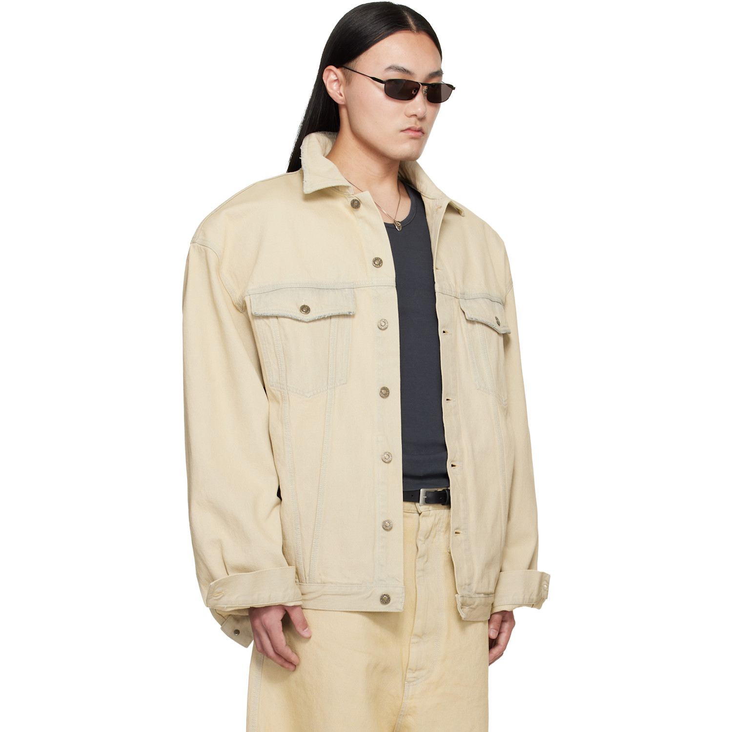  Lu'u Dan Off-white Drifter Denim Jacket 