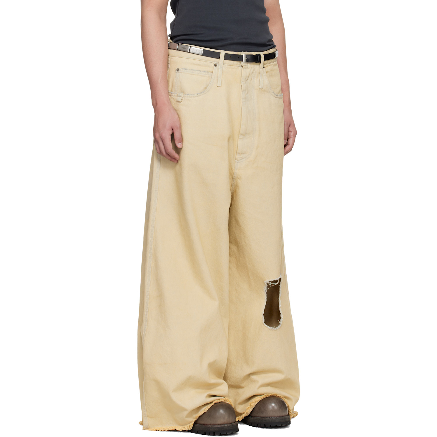  Lu'u Dan Off-white Dumpster Denim Jeans 