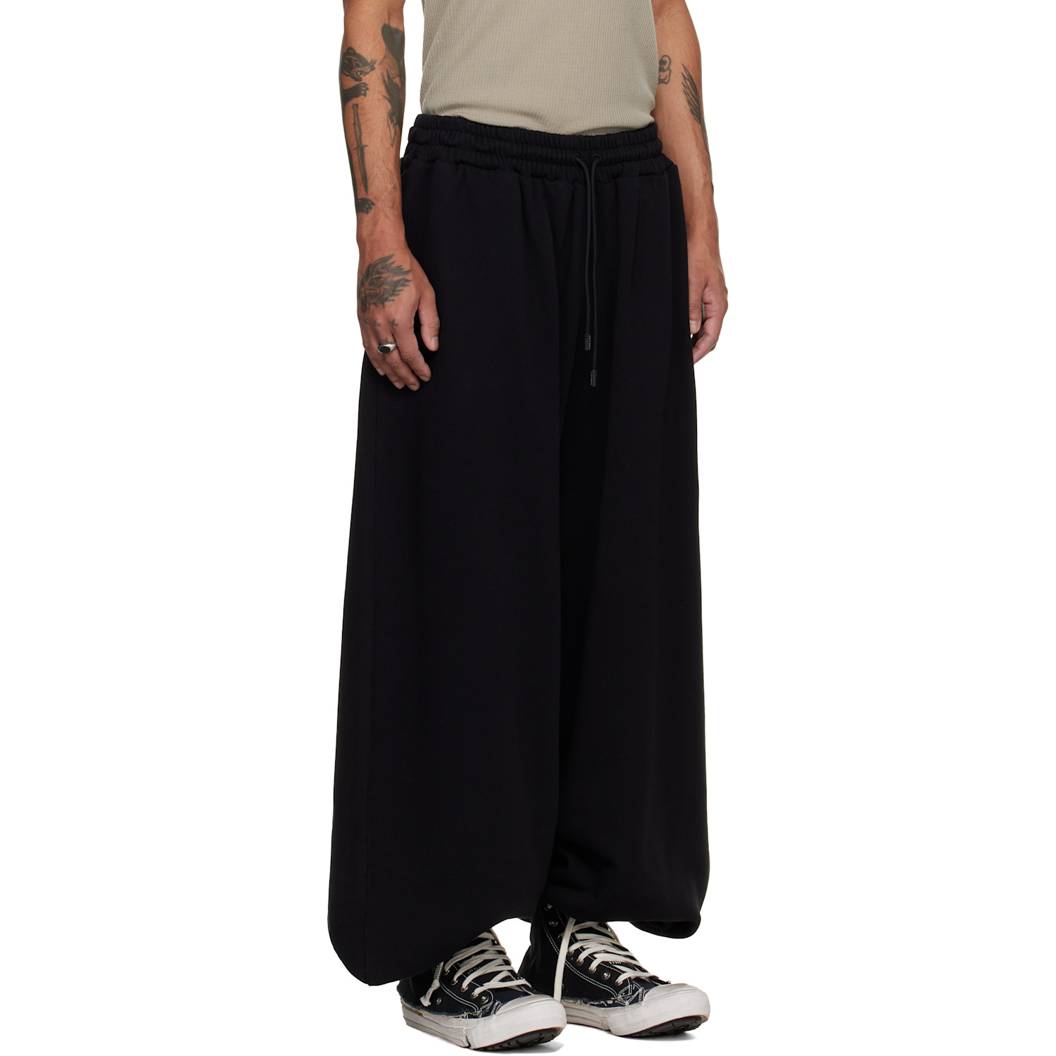  Lu'u Dan Black Baggy Bontans Sweatpants 