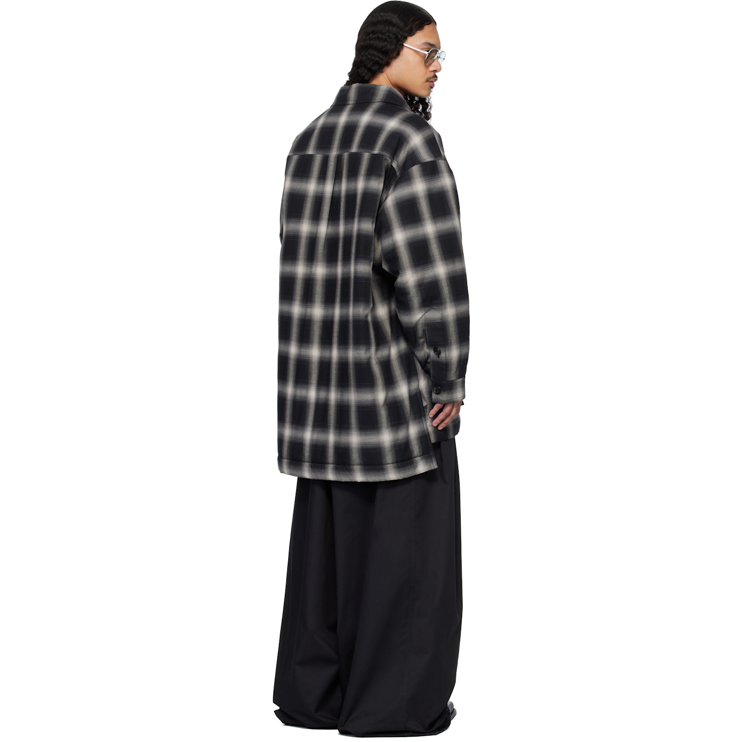  Lu'u Dan Black Fat Boy Flannel Shirt 