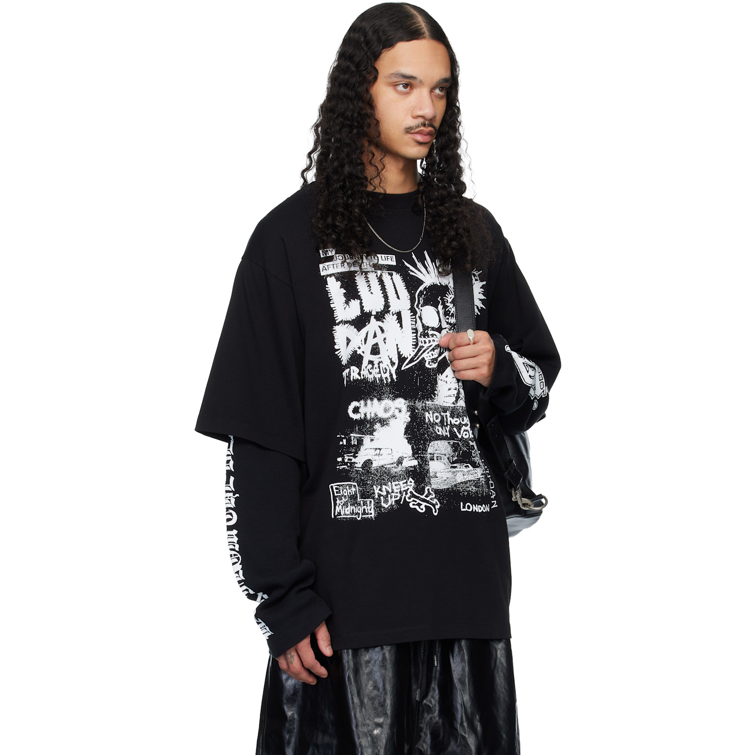  Lu'u Dan Black Double Deck T-shirt 