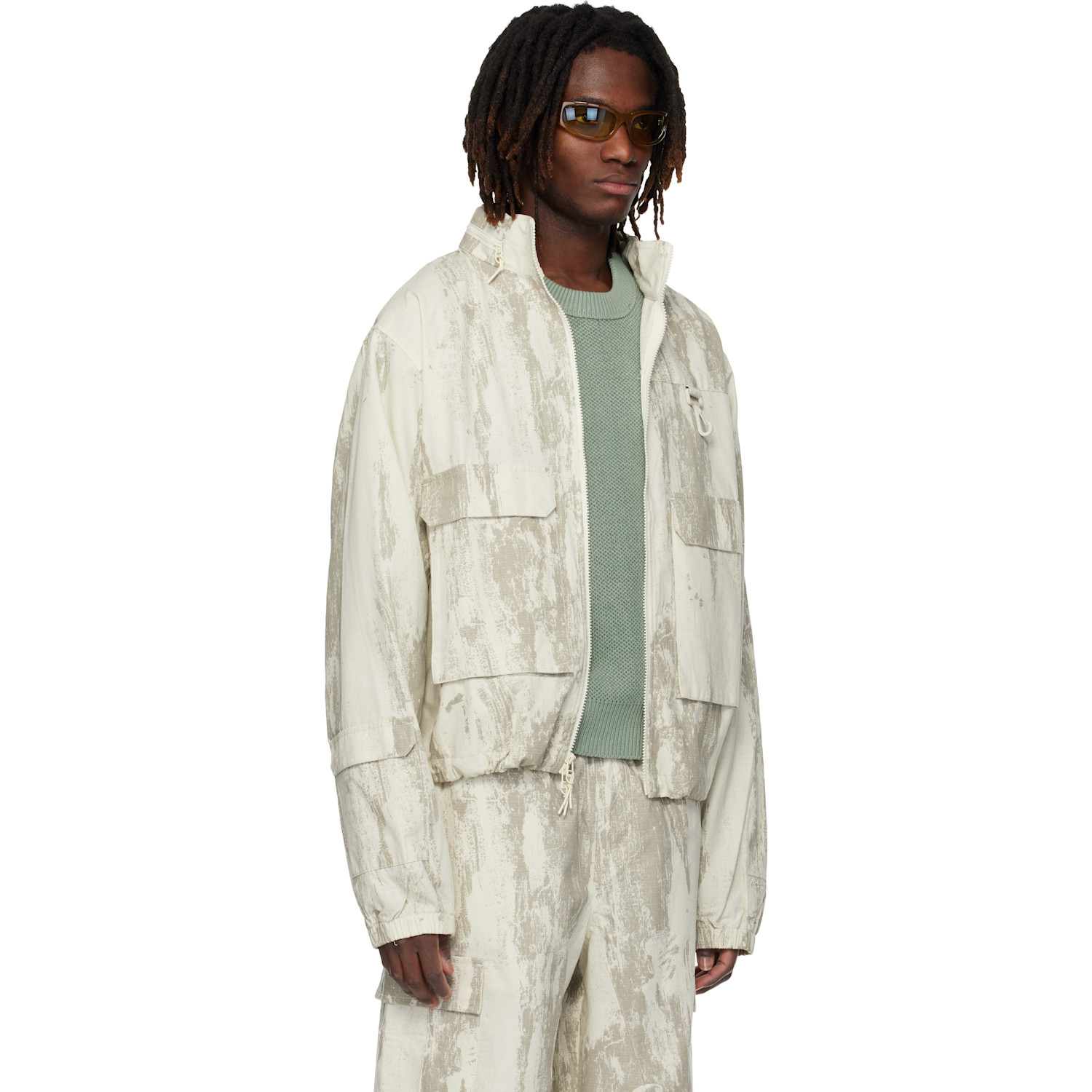  Rcos Beige & Gray Sierra Jacket 