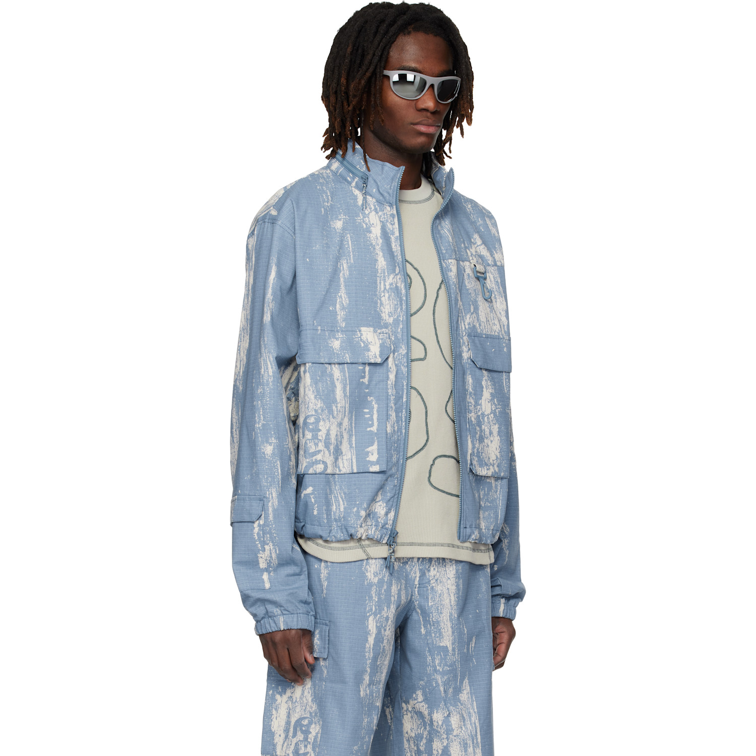  Rcos Blue & Beige Sierra Jacket 
