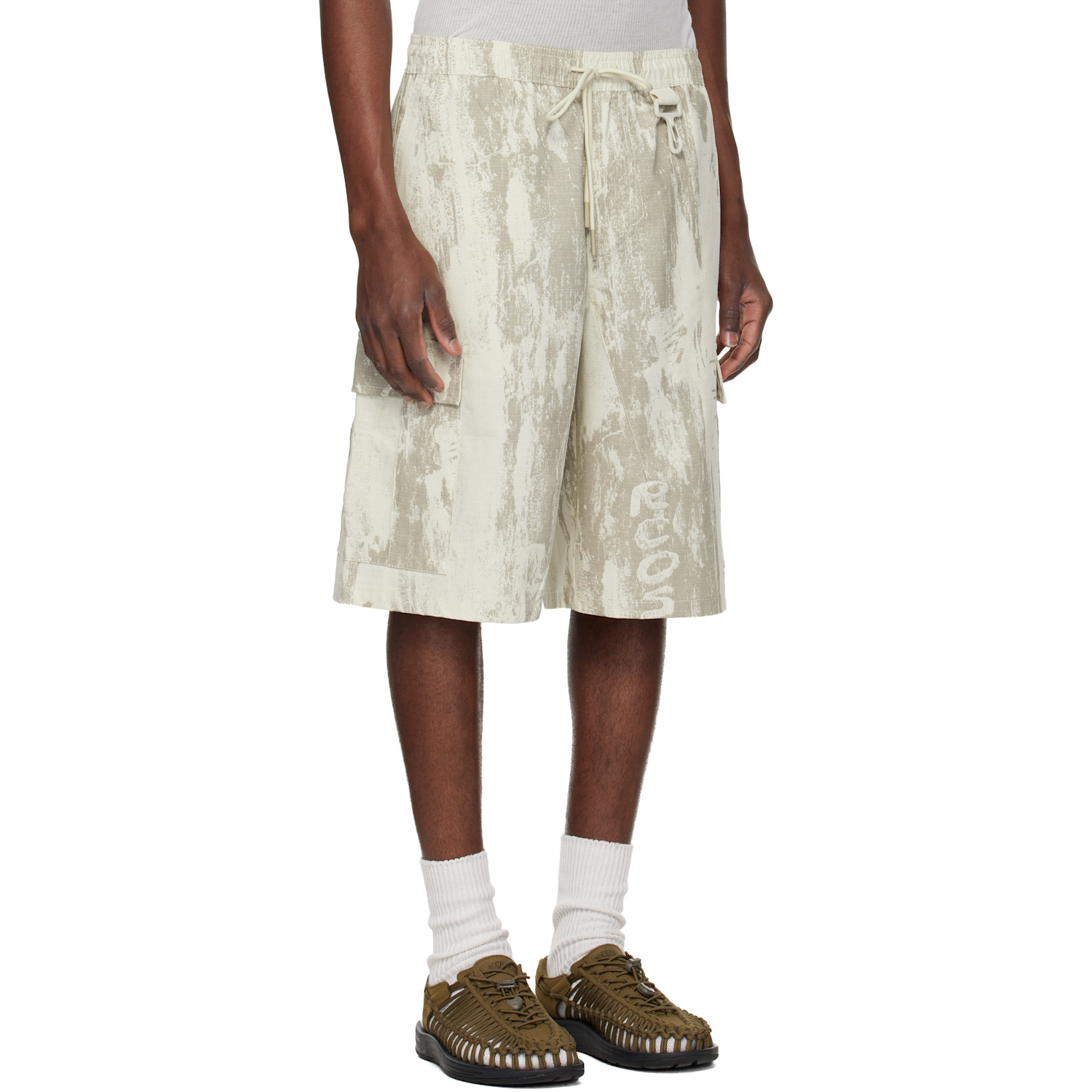  Rcos Beige & Gray Sierra Shorts 