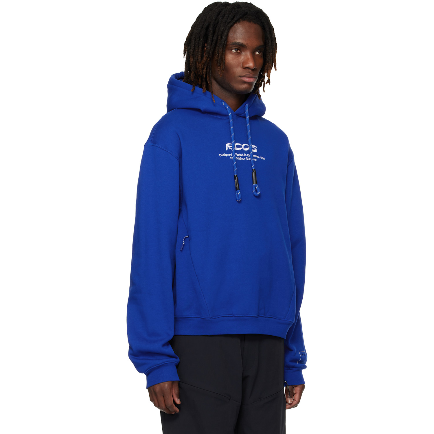  Rcos Navy Script Hoodie 
