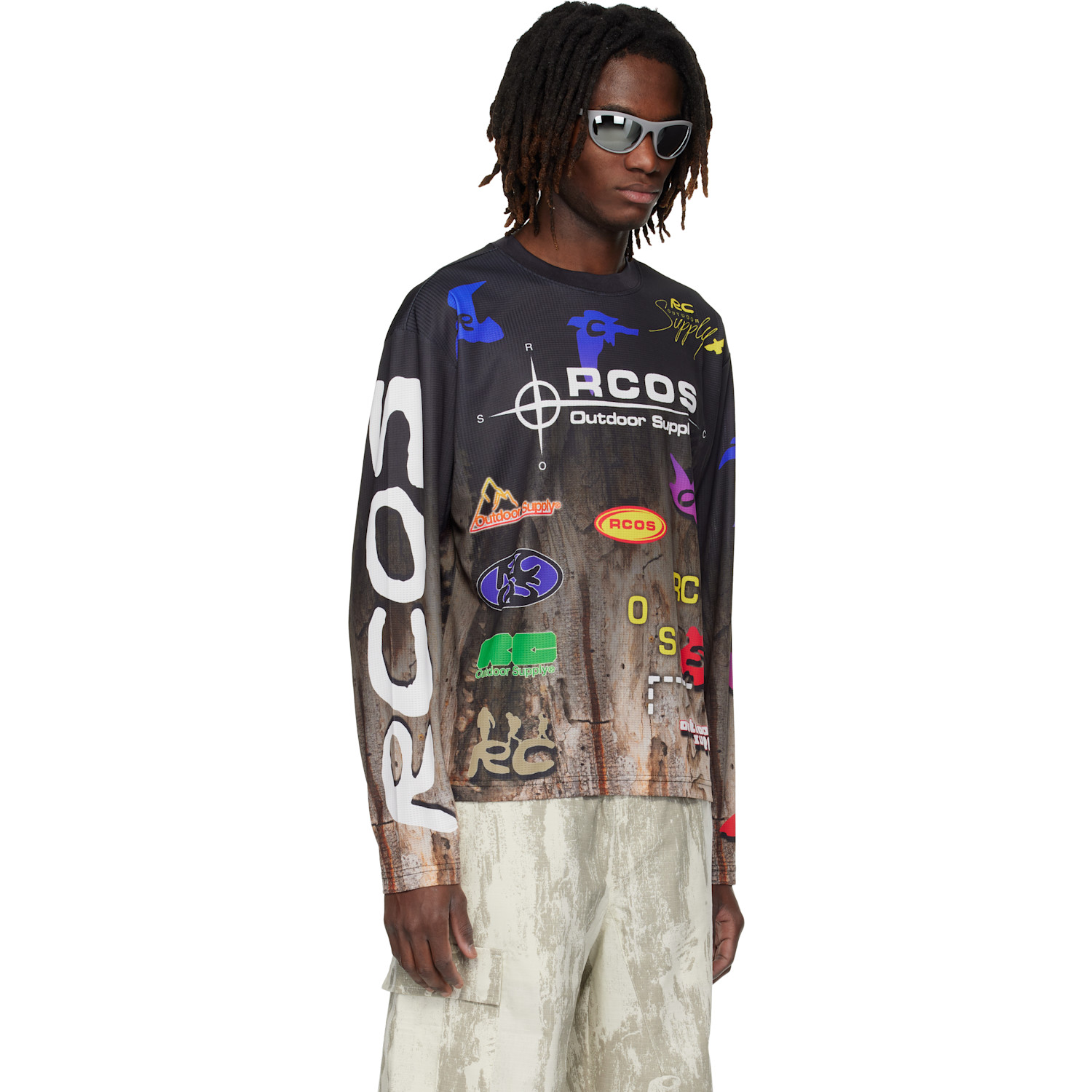  Rcos Black & Khaki Owens Jersey T-shirt 