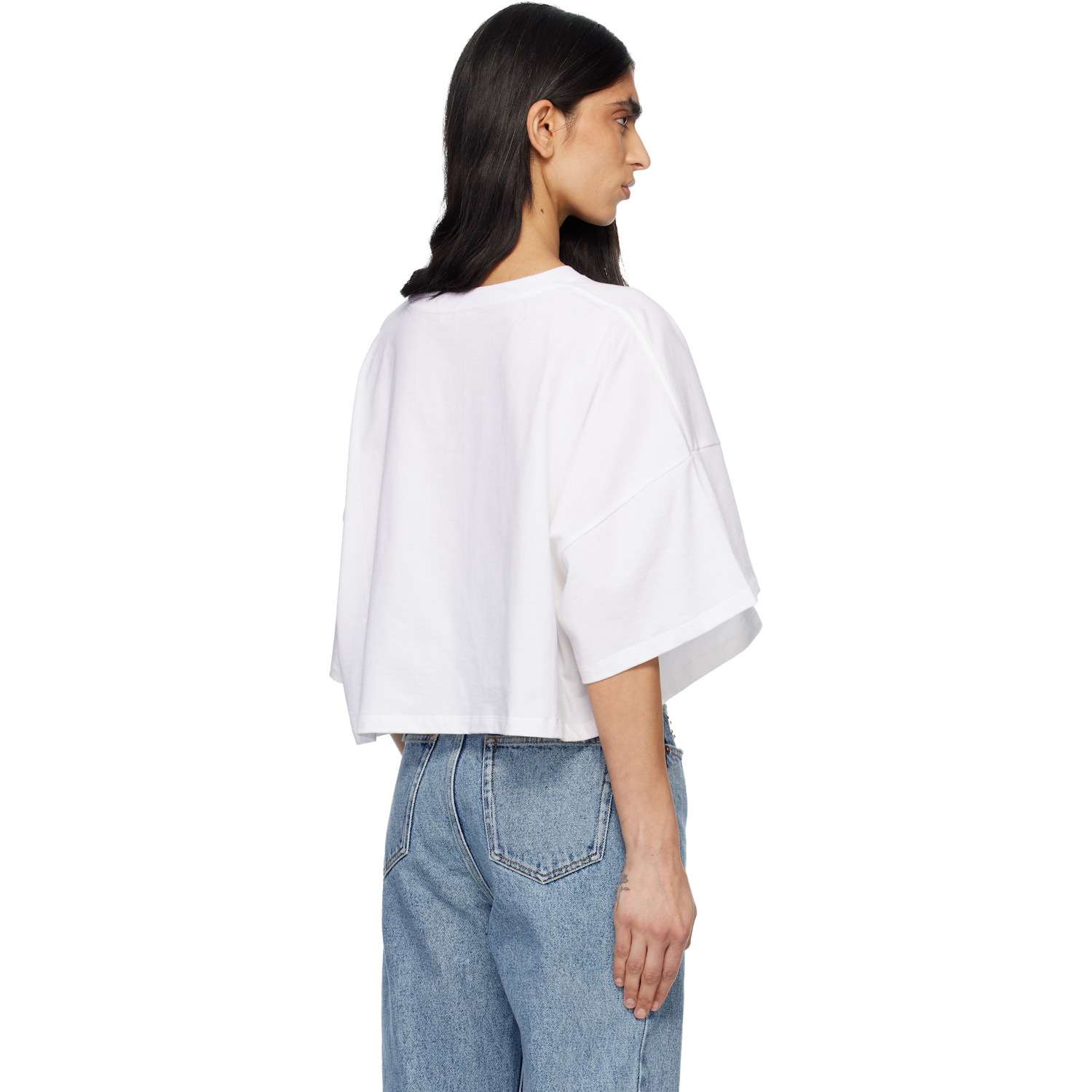  Chloé White Logo T-shirt 