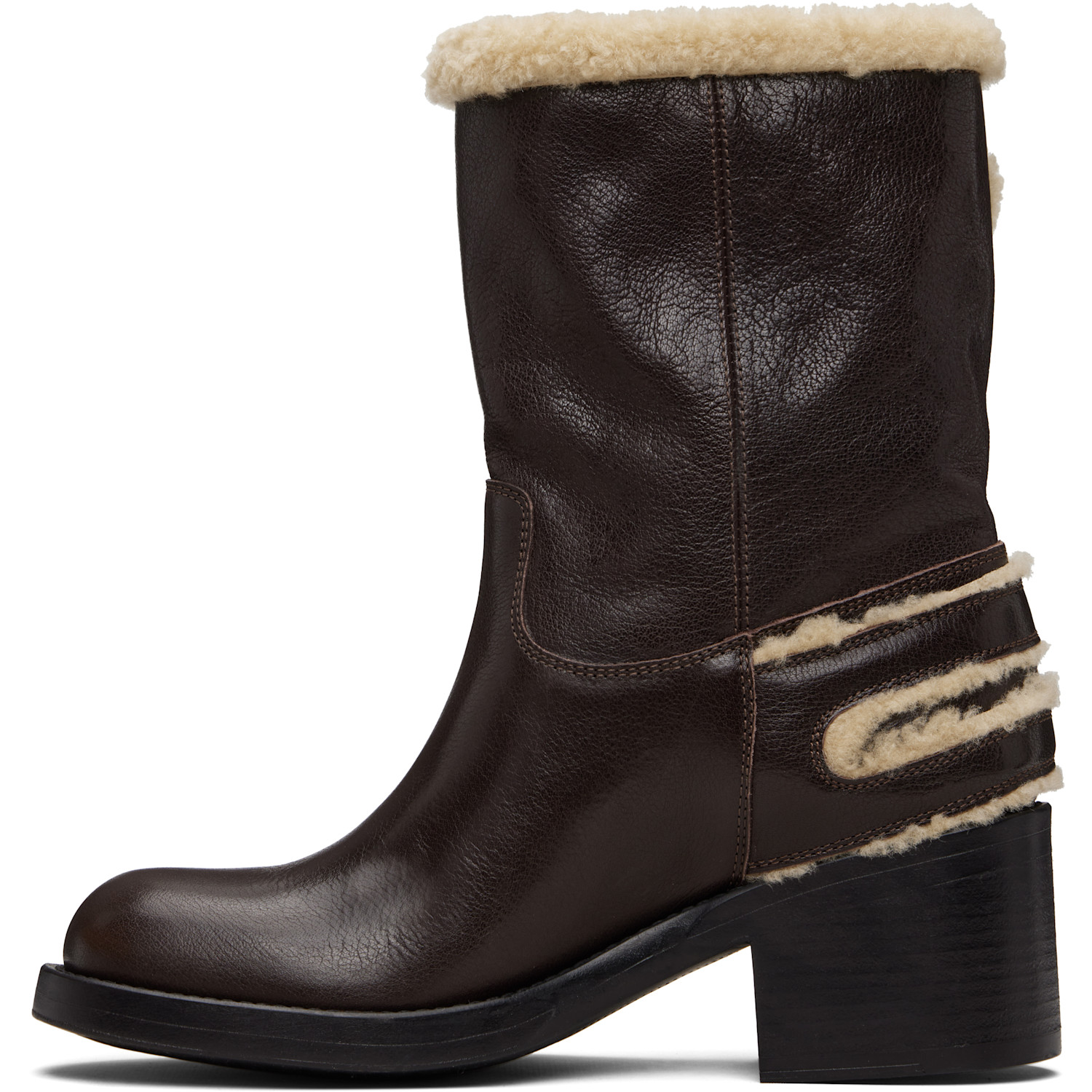 Chloé Brown Dakota Ankle Boots 