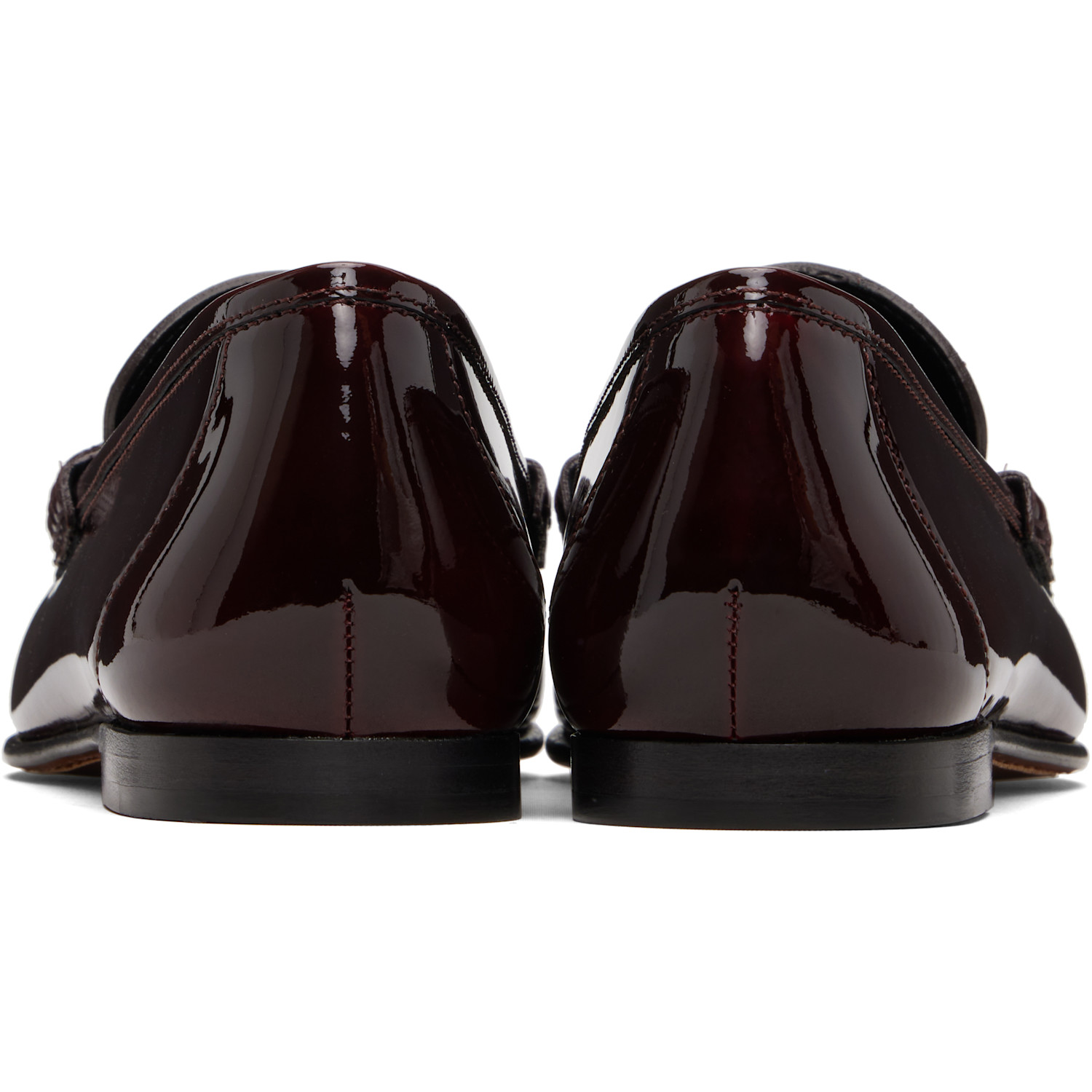  Chloé Burgundy 'chloé' Loafers 