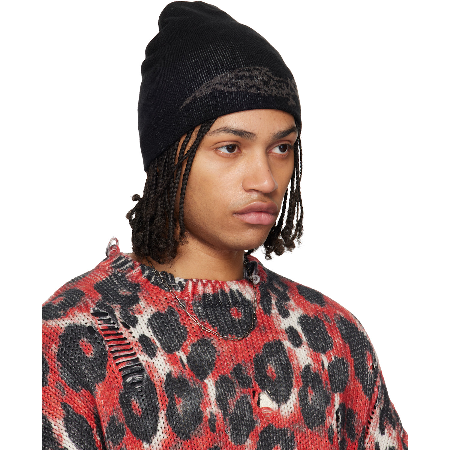  Alexander Digenova Black Logo Beanie 
