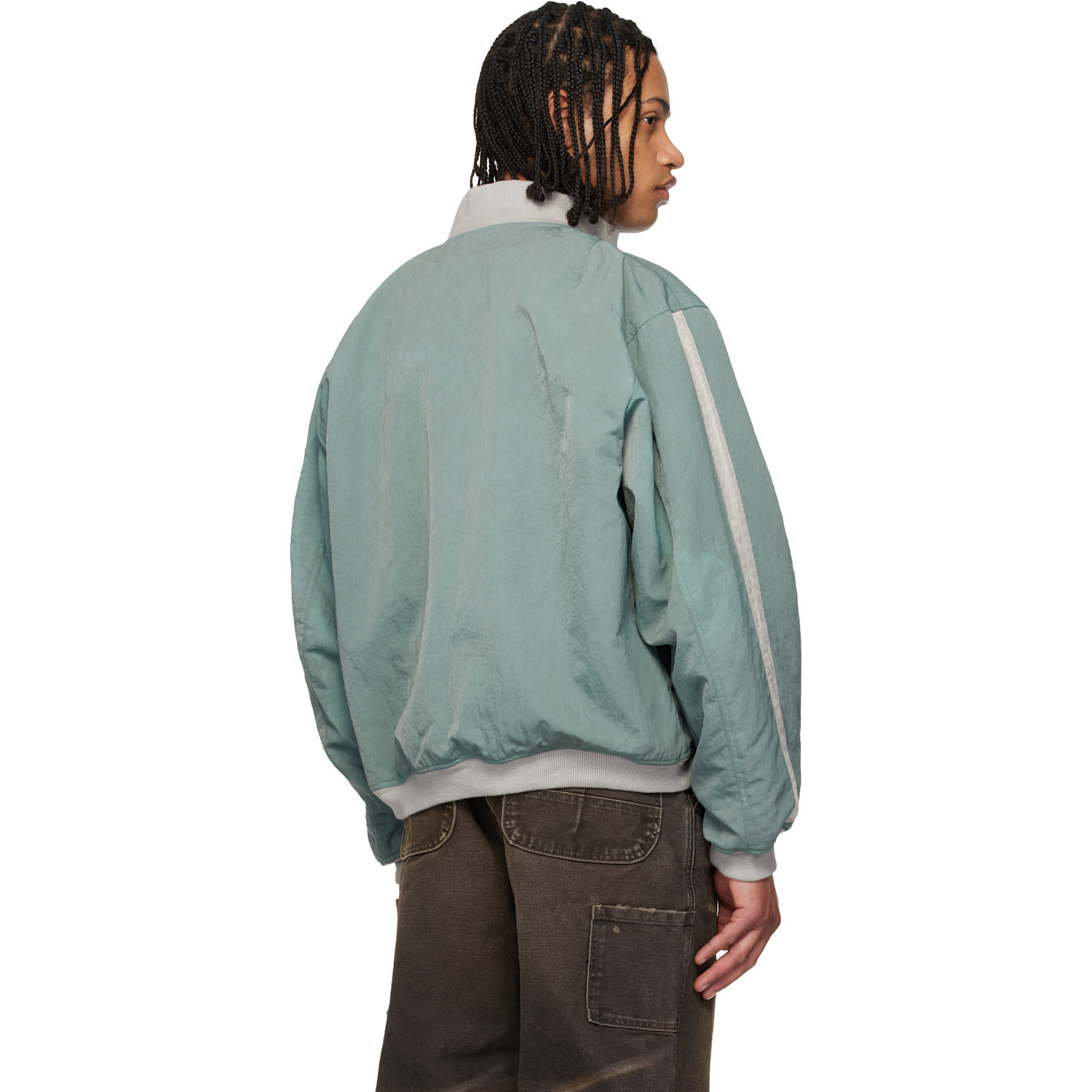  Alexander Digenova Blue Rl-bomber Jacket 