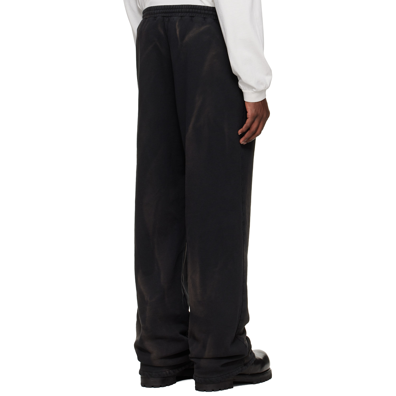  Alexander Digenova Black Trashed Sweatpants 