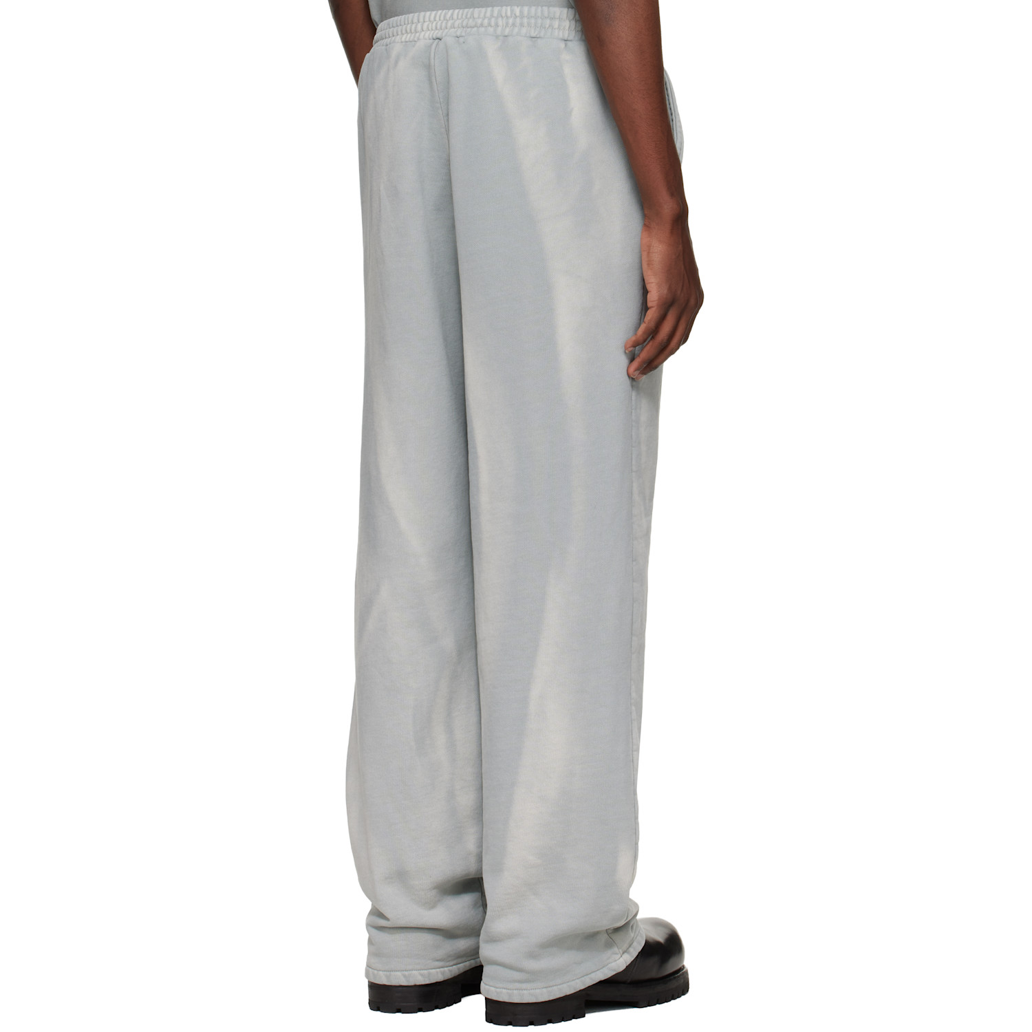  Alexander Digenova Blue Trashed Sweatpants 