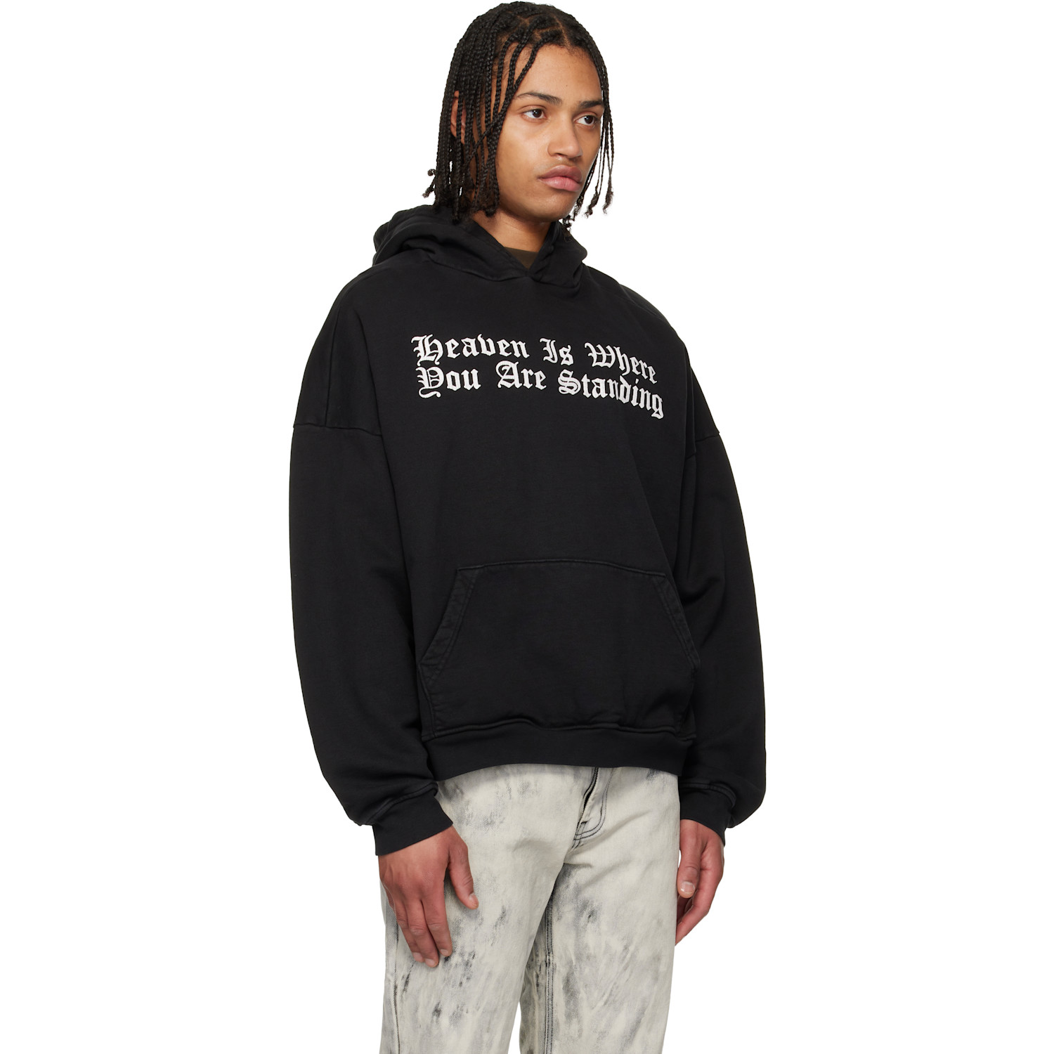  Alexander Digenova Black 'heaven Is Where' Hoodie 