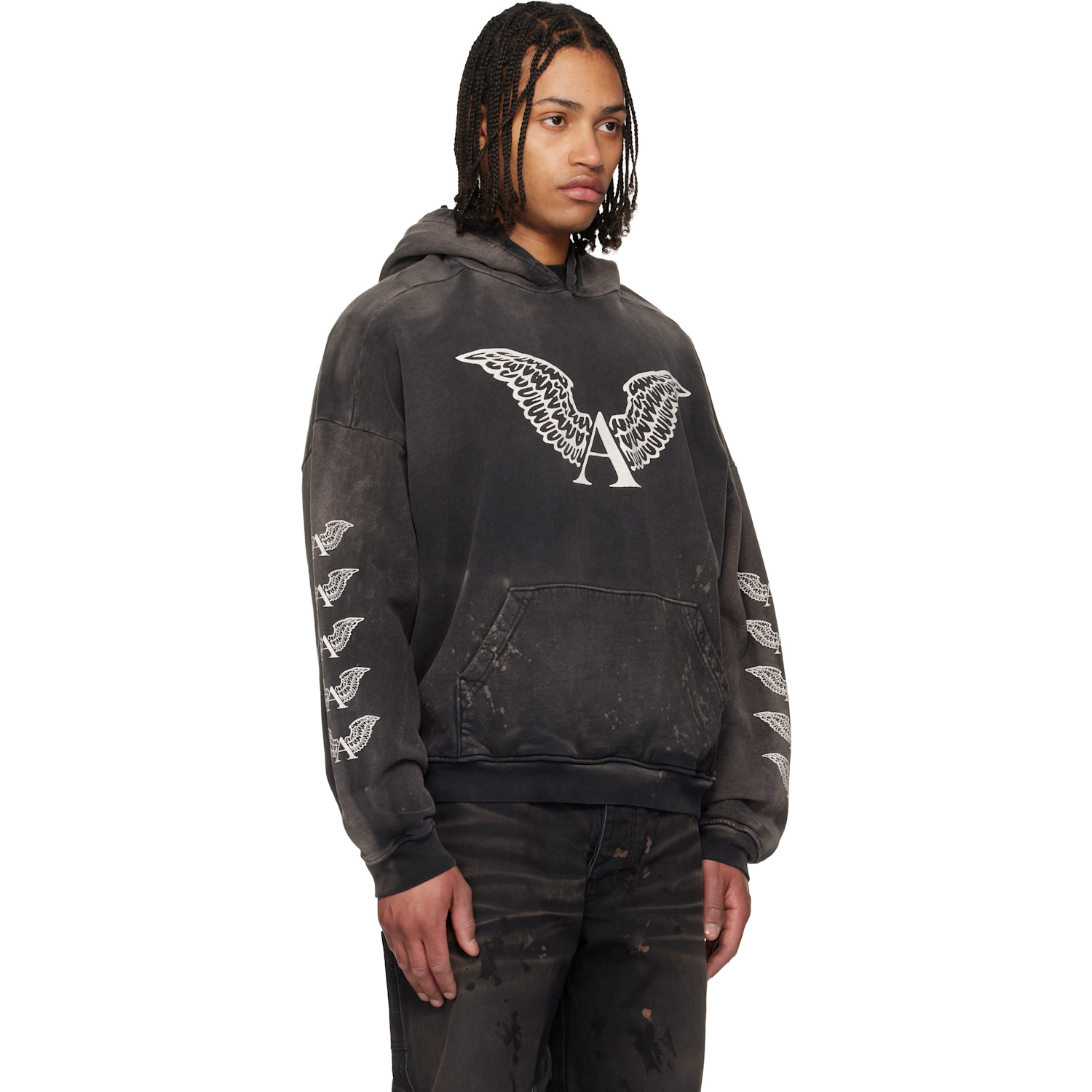  Alexander Digenova Black Logo Hoodie 