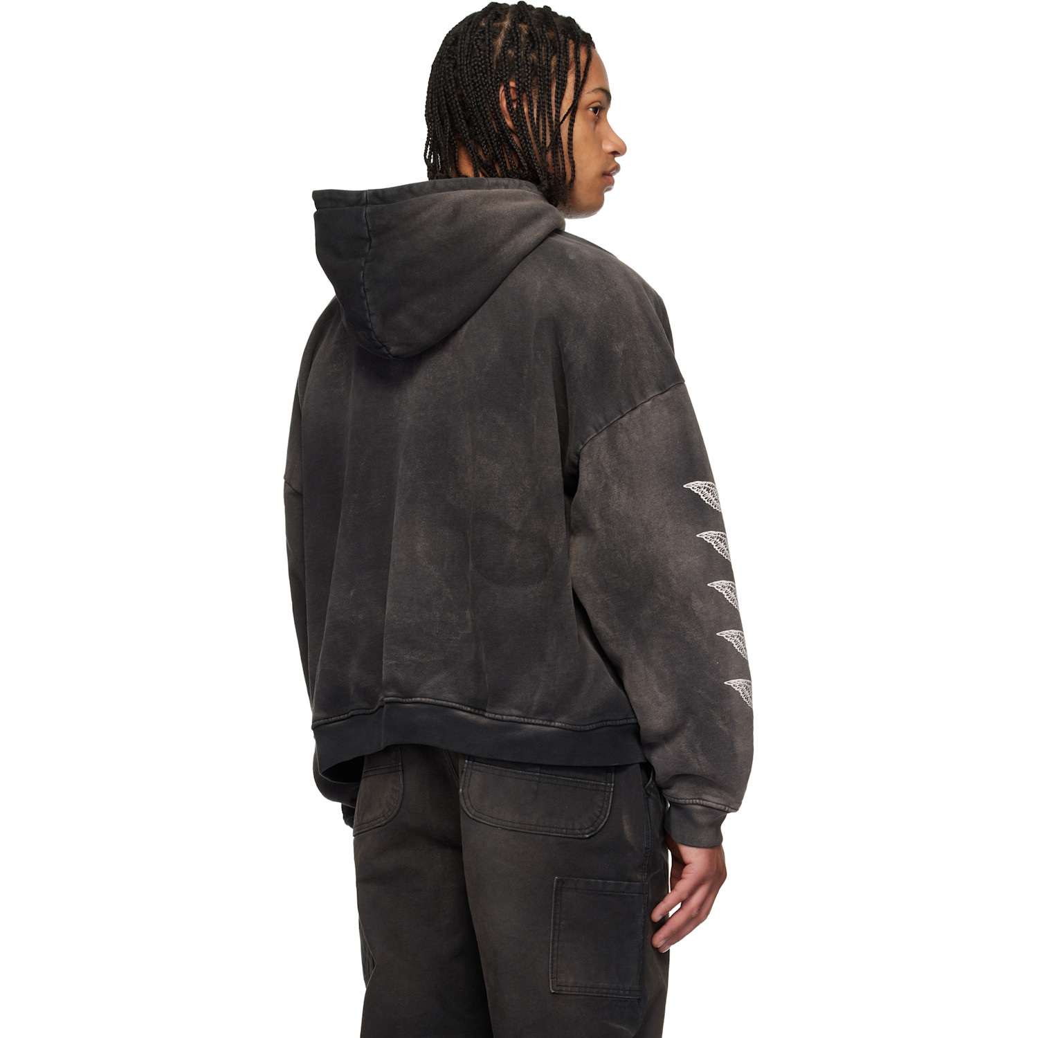  Alexander Digenova Black Logo Hoodie 