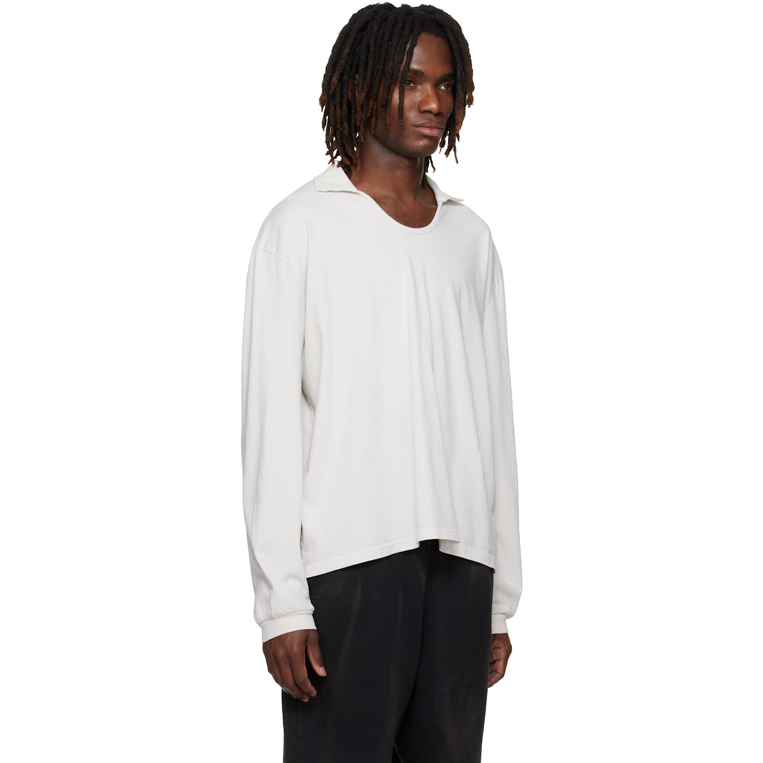  Alexander Digenova Off-white Pete Long Sleeve Polo 