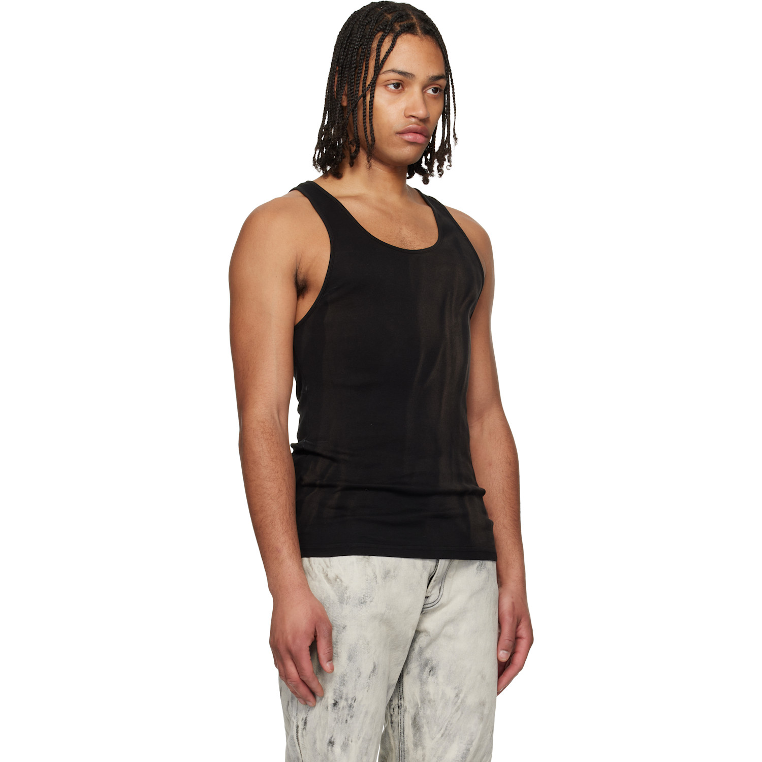  Alexander Digenova Black Faded Tank Top 