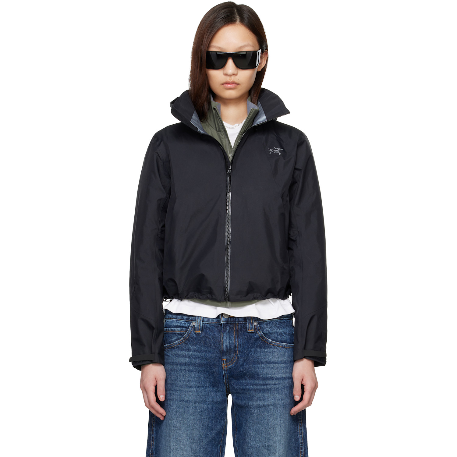 Arc'teryx Black Naya Cropped Jacket
