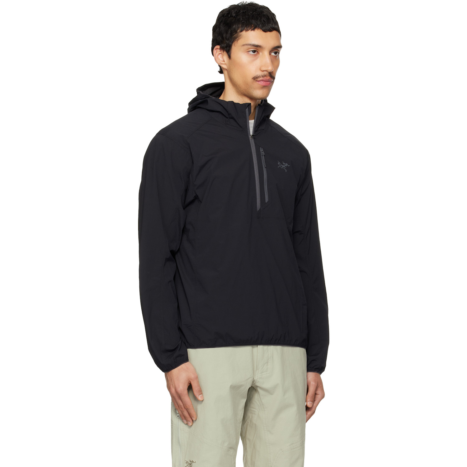  Arc'teryx Black Ossa 1/2 Zip Hoodie 