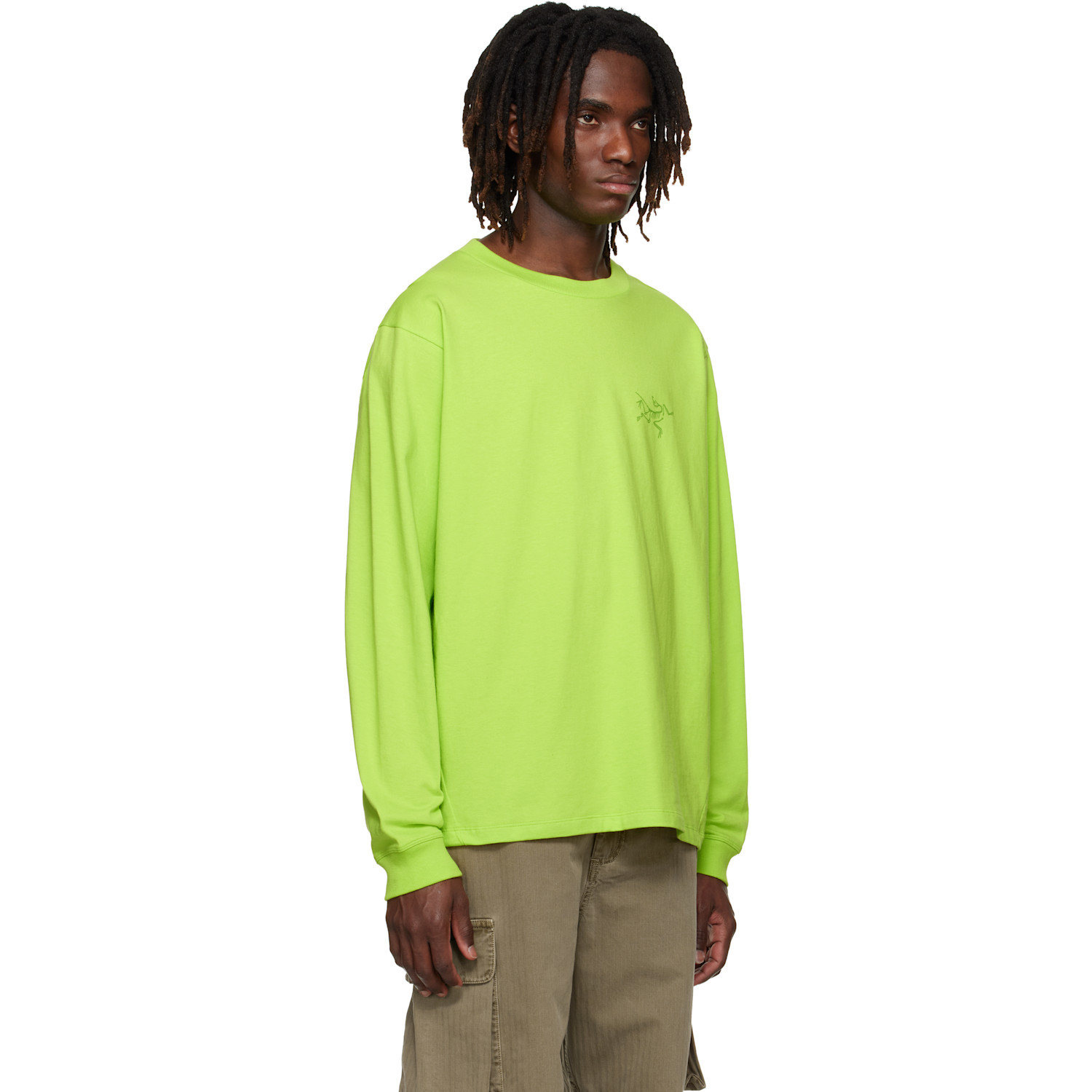  Arc'teryx Yellow Kragg Cotton Ls T-shirt 