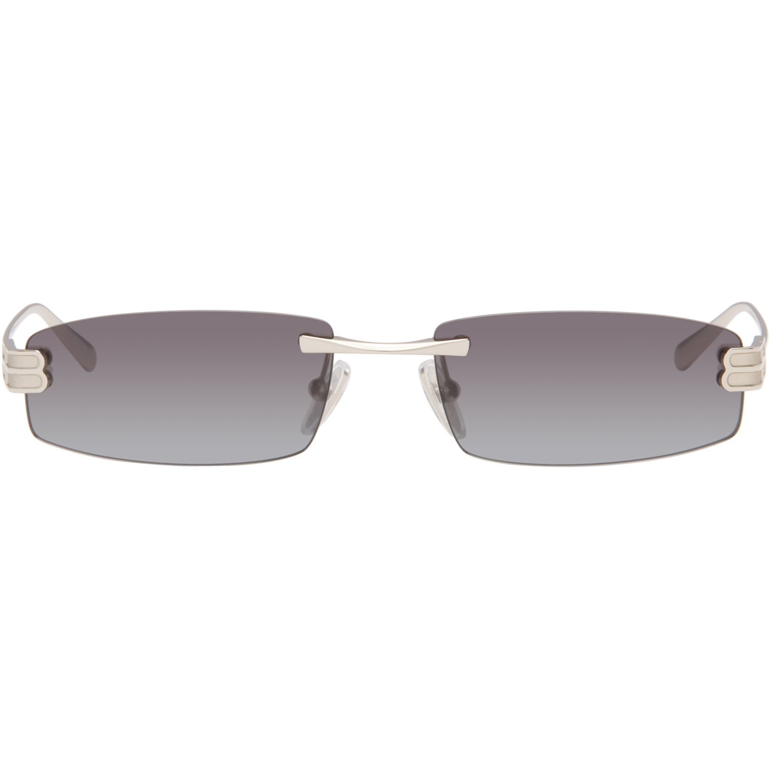 Balenciaga Silver 'Gossip Everyday' Sunglasses