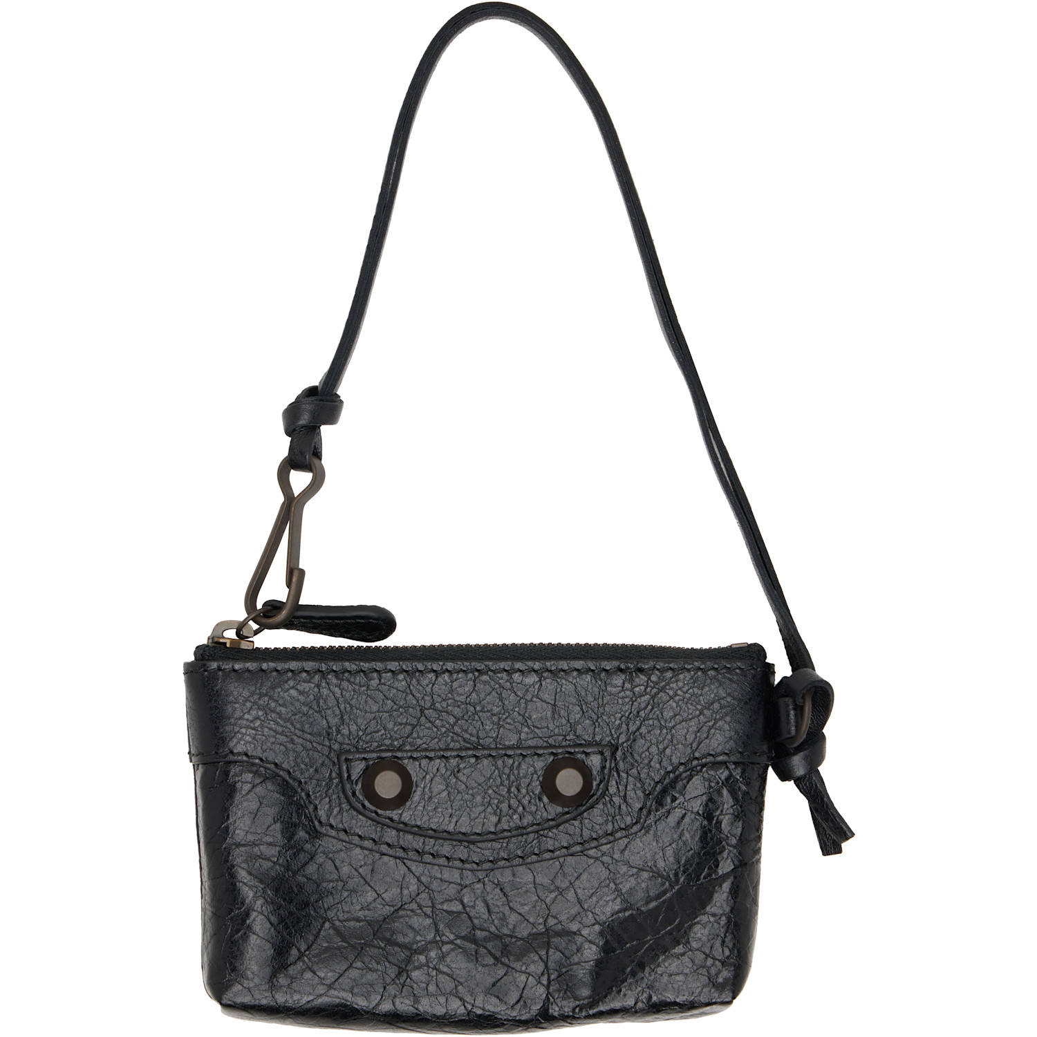 Balenciaga Black 'Le City' Coin Pouch Wallet