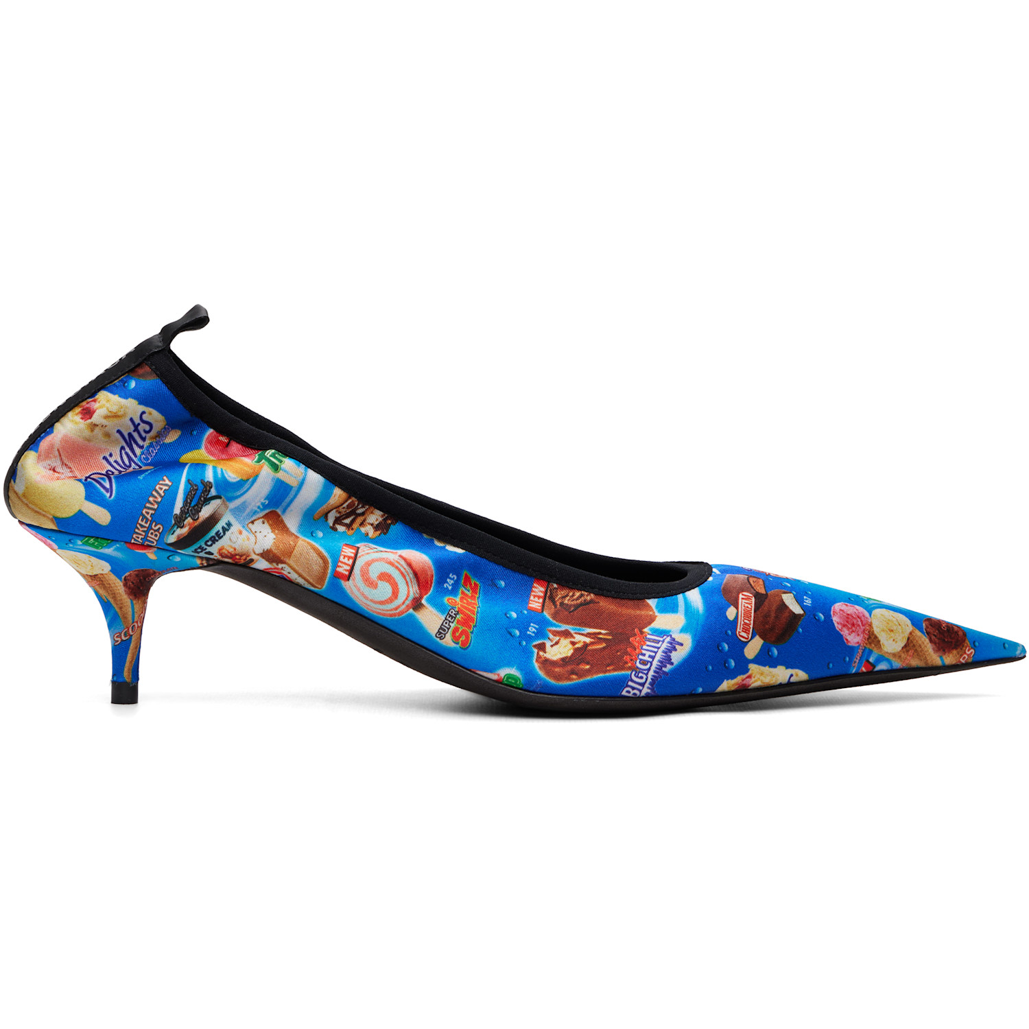 Balenciaga Blue Avenue Scrunchie Heels