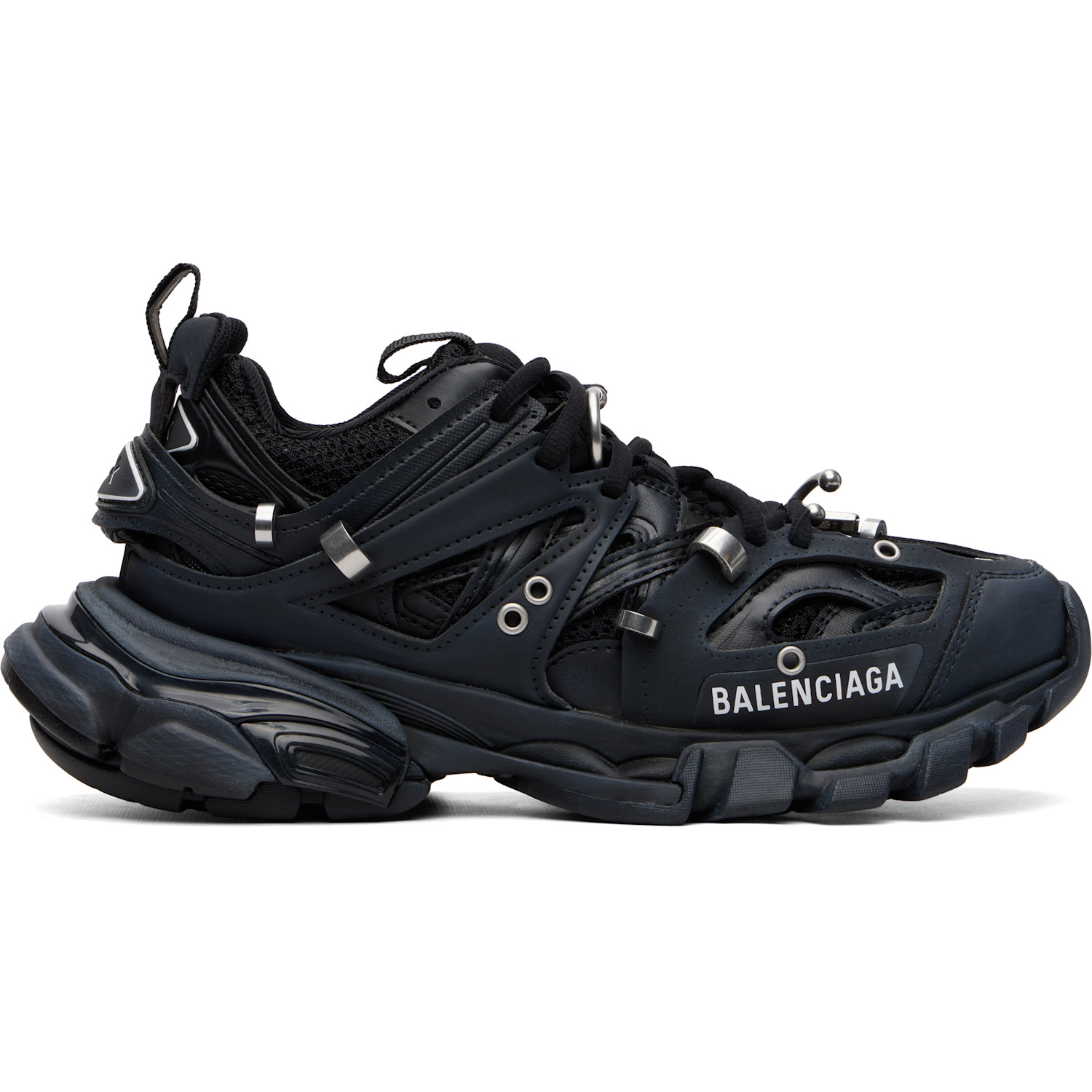 Balenciaga Black Track Piercing Sneakers