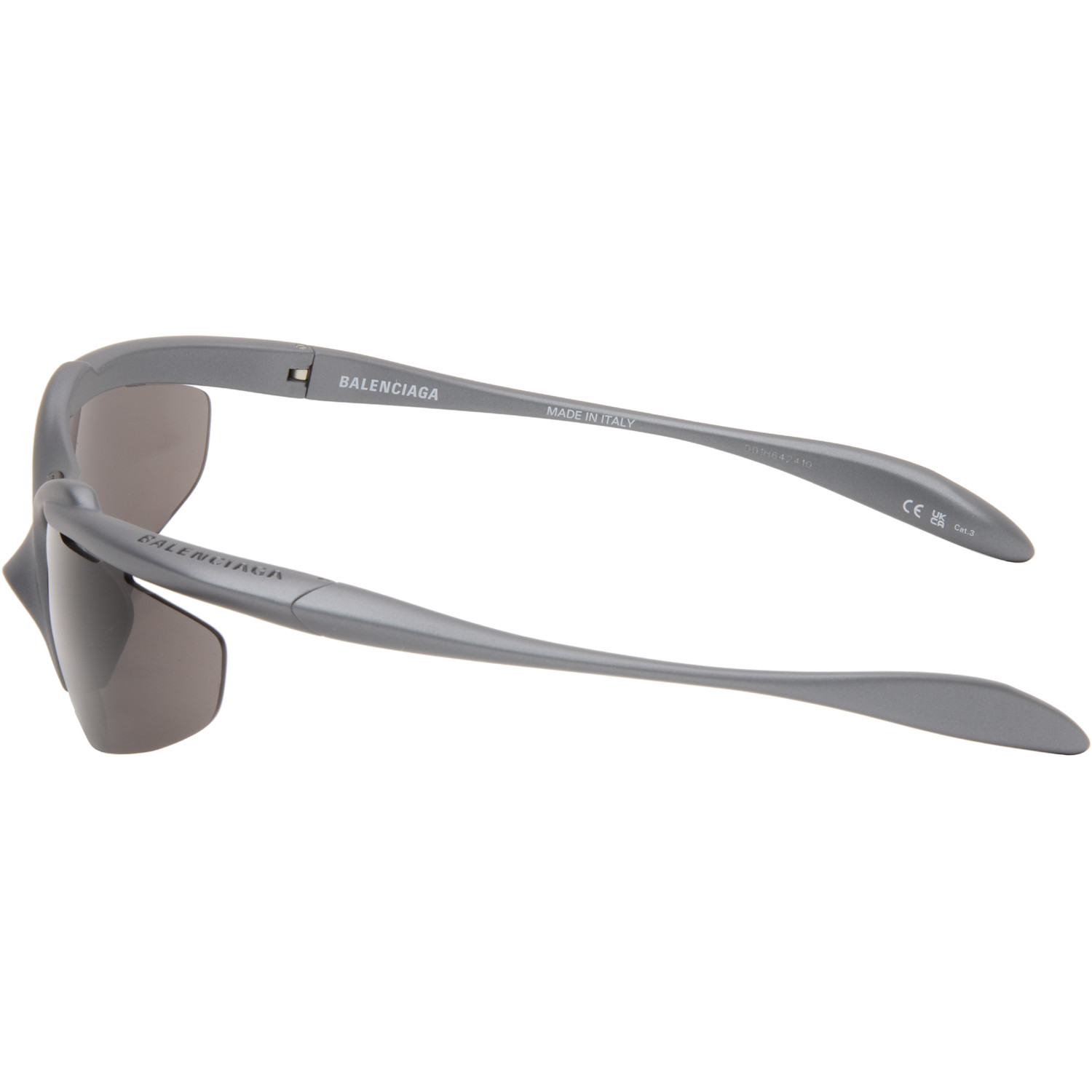  Balenciaga Gray Turbo D-frame Sunglasses 